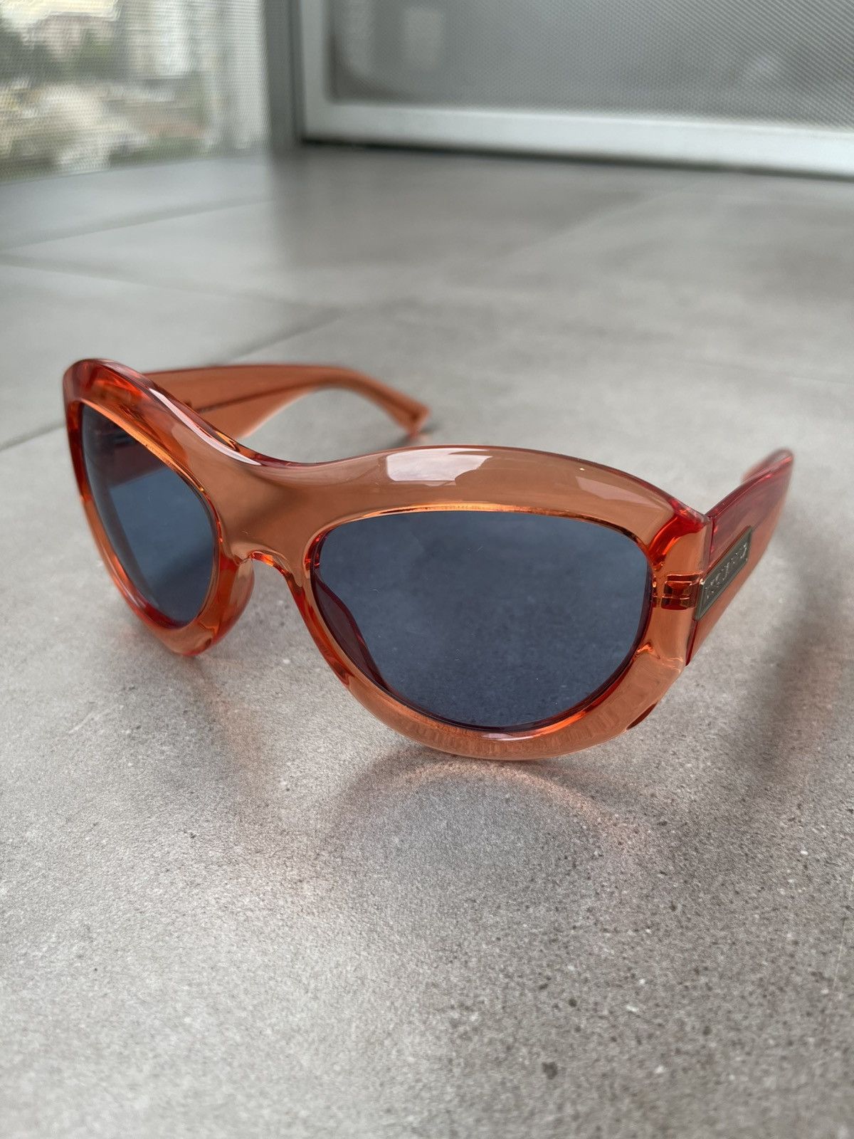 Dsquared2 !DS! Dsquared2 Orange Round Sunglasses Size ONE SIZE - 2 Thumbnail