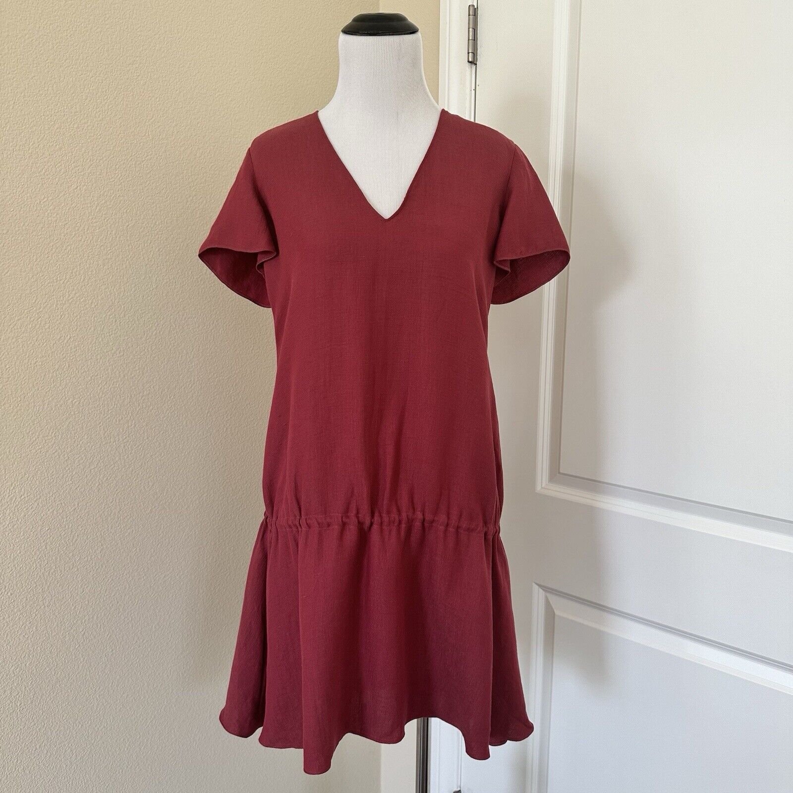 Other Linen Cotton Shift Dress Terracota Size S Made In Italy Size S / US 4 / IT 40 - 1 Thumbnail