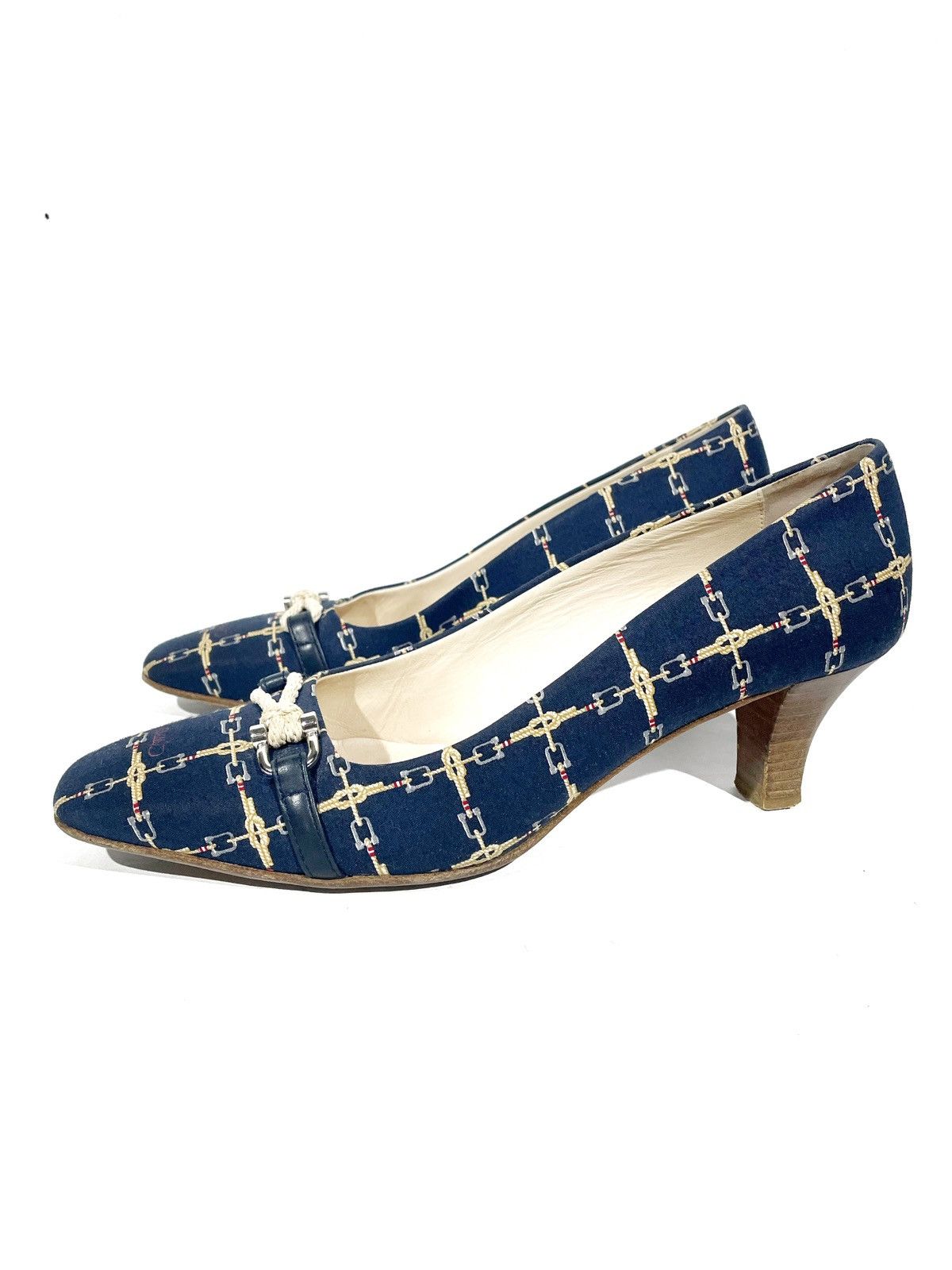 Bally × Designer Bally Women Mid Heel Shoes Luxury Style Size 40.5 Italy Size US 10.5 / IT 40.5 - 1 Thumbnail