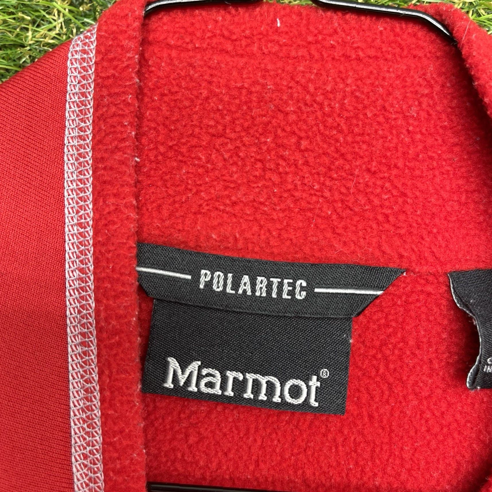 Marmot Marmot Jacket Womens L Red Full Zip Fleece Polartec Cotton Blend Outdoor Outdoor Casual Size L / US 10 / IT 46 - 3 Thumbnail