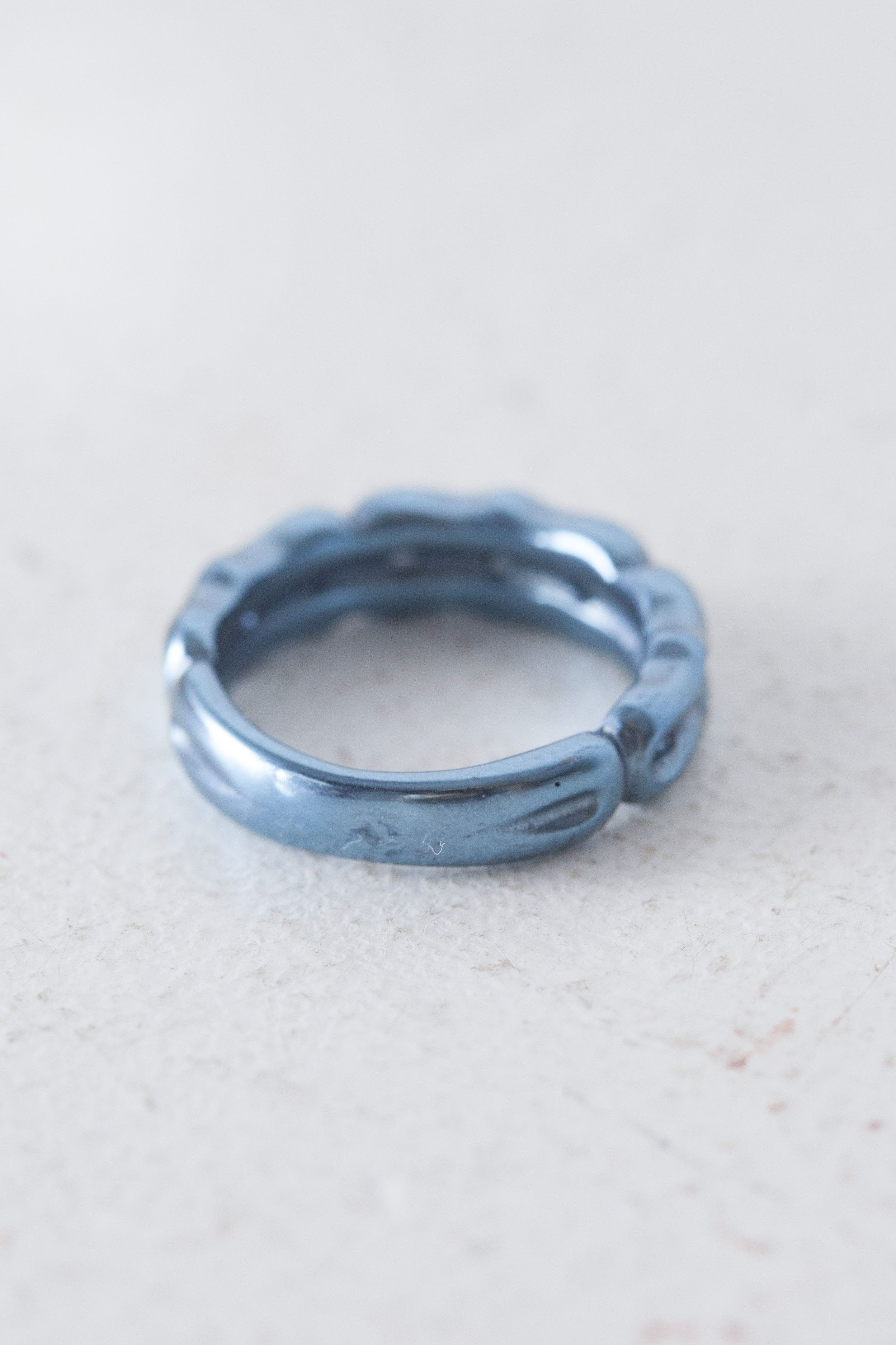 Other Shin's Sculpture Blue titanium spacer ring Size ONE SIZE - 3 Thumbnail