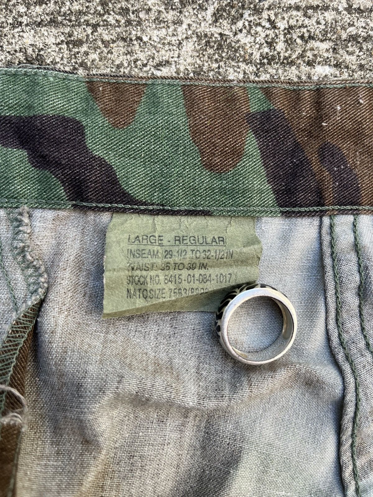 Vintage Woodland Camo Faded Military Cargo Pants Size US 31 - 4 Thumbnail