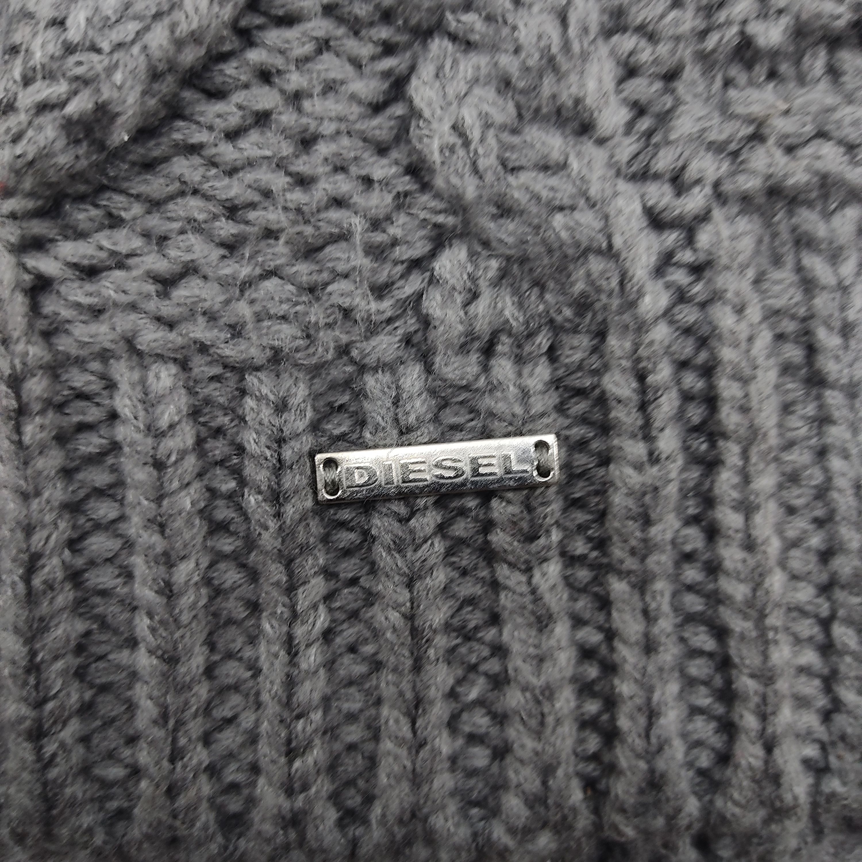 Diesel Diesel Cable Knit Beanie / Snow Hat / Snow Cap Size ONE SIZE - 2 Thumbnail