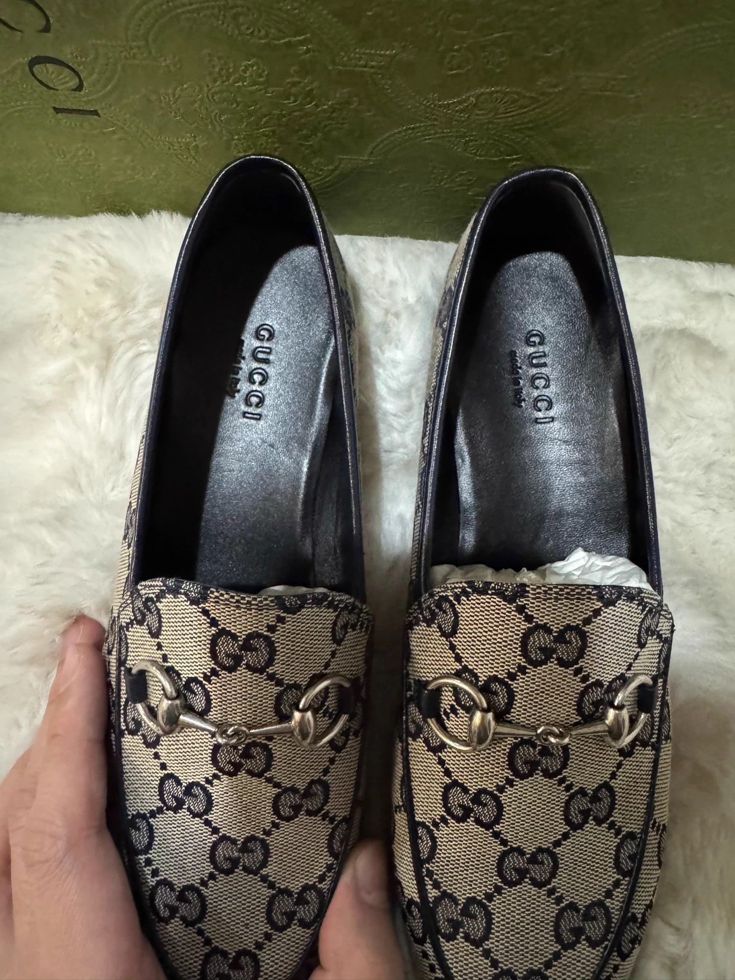 Gucci Gucci all over print leather loafers women's 36 Size US 5 / IT 35 - 4 Thumbnail