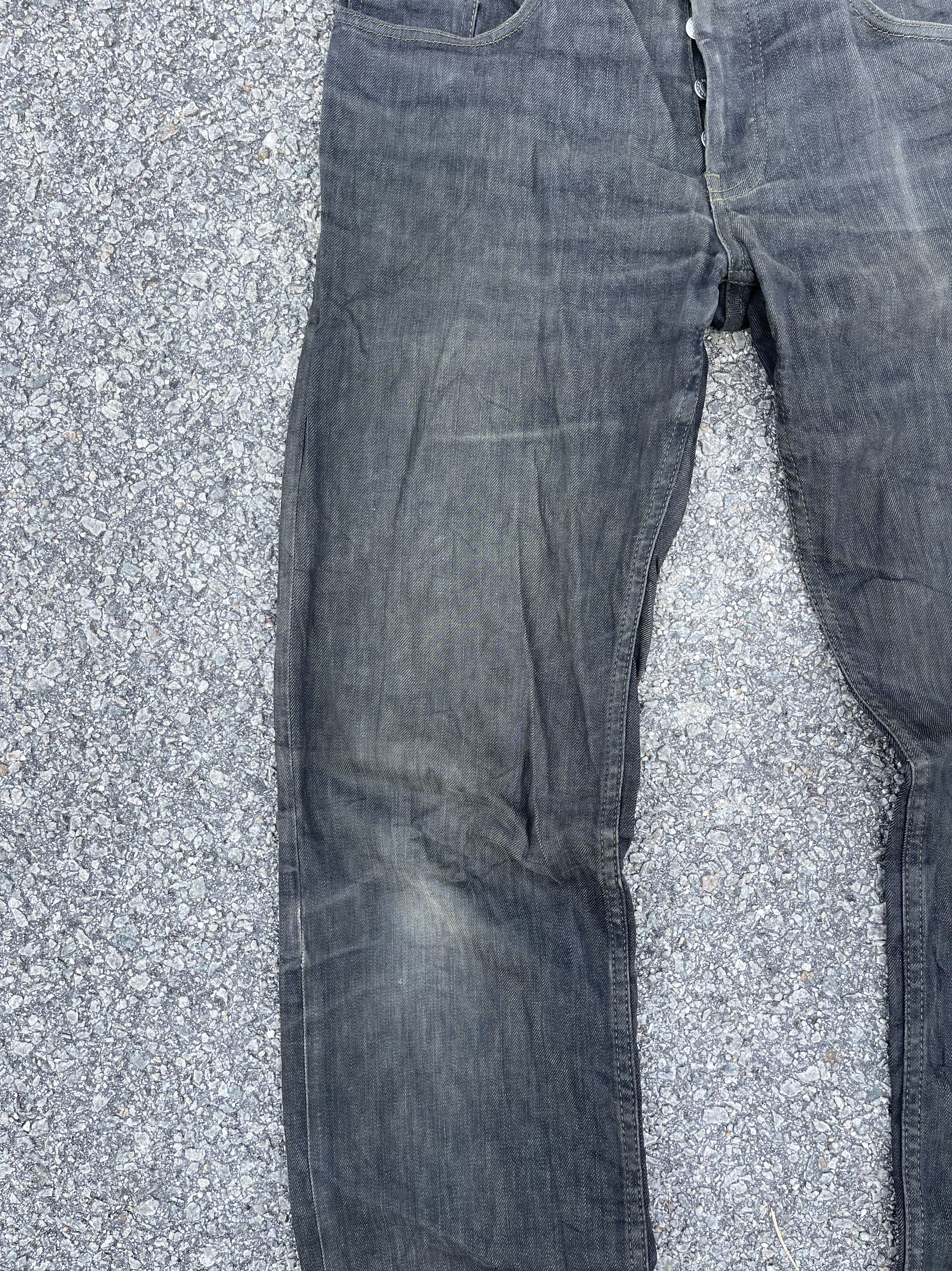 Designer × Helmut Lang × Vintage Vintage Helmut Lang Low Waist Contour Fit Raw Elastic Denim Size US 31 - 8 Thumbnail
