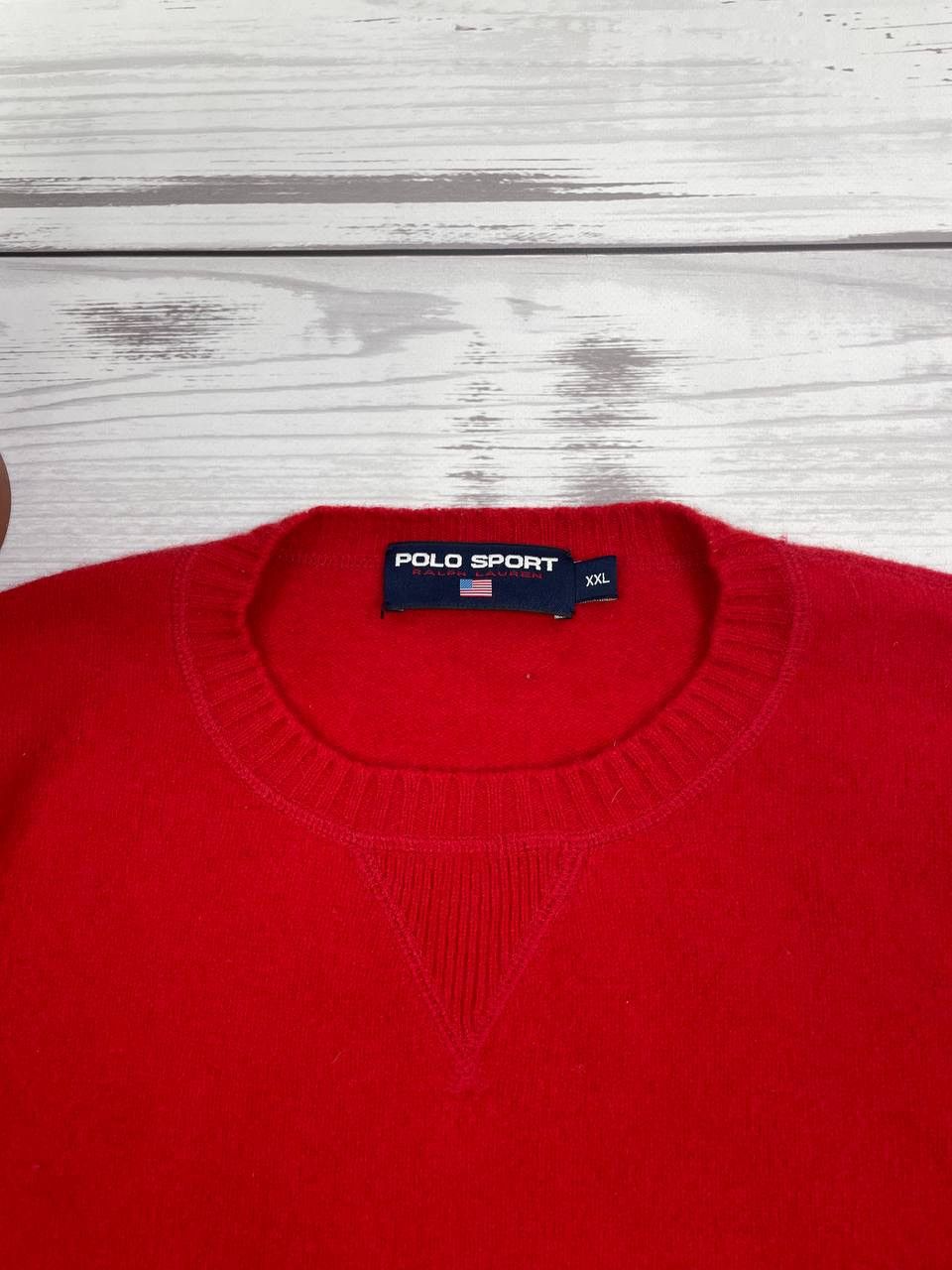 Polo Ralph Lauren Vintage Polo sport sweater 90s rare Size US XL / EU 56 / 4 - 4 Thumbnail