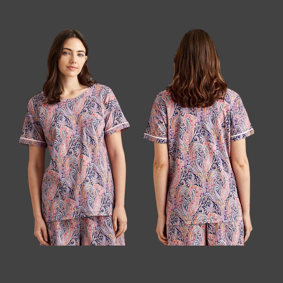 Nordstrom Papinelle Nordstrom Women’s Pajama T-Shirt Sz S Size S / US 4 / IT 40 - 9 Thumbnail