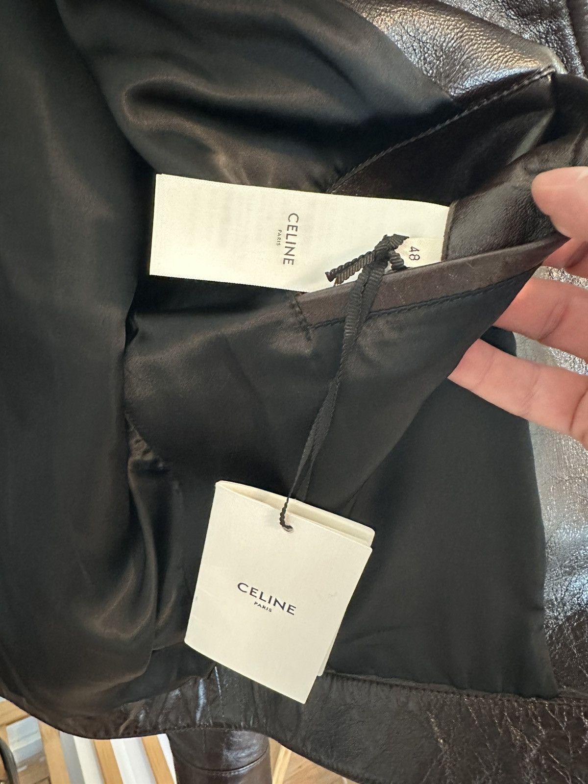 Celine Celine SS20 trucker jacket in lambskin Size US M / EU 48-50 / 2 - 5 Thumbnail