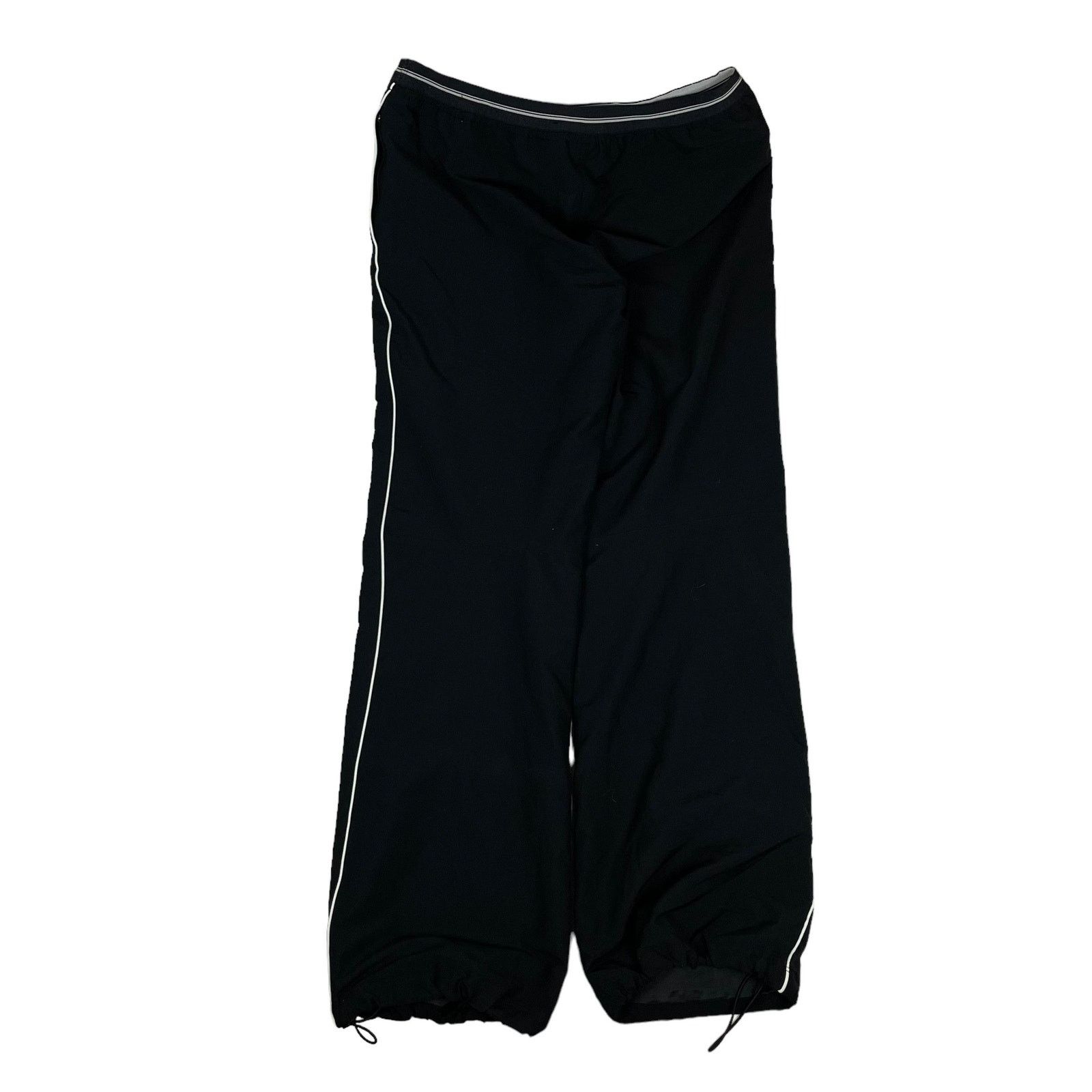 Nike × Vintage Nike Women Black Swoosh High-Rise Straight Track Pant Medium Size 30" / US 8 / IT 44 - 6 Thumbnail