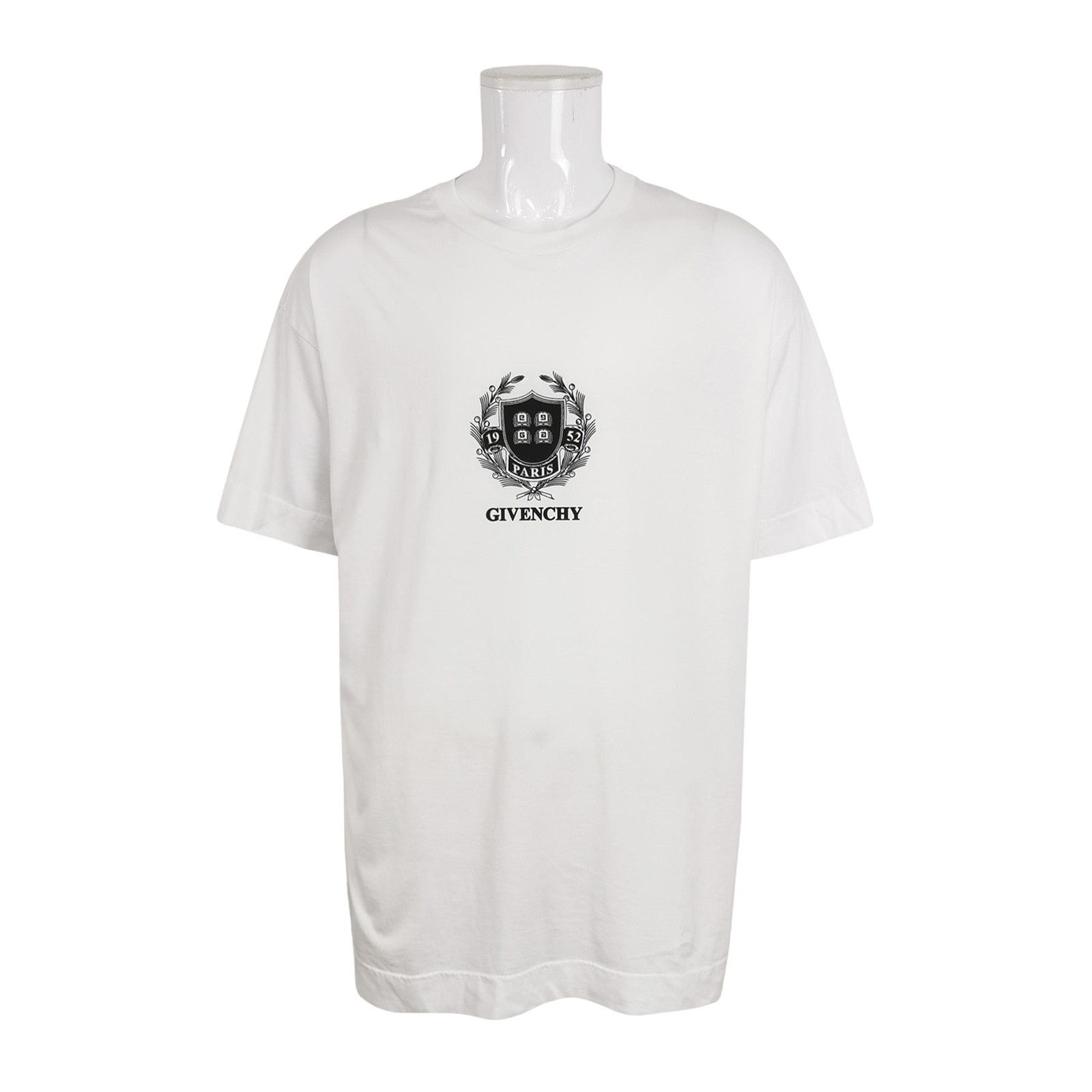 Givenchy Givenchy Crest Logo Short Sleeve T-Shirt Size L Size US L / EU 52-54 / 3 - 1 Thumbnail