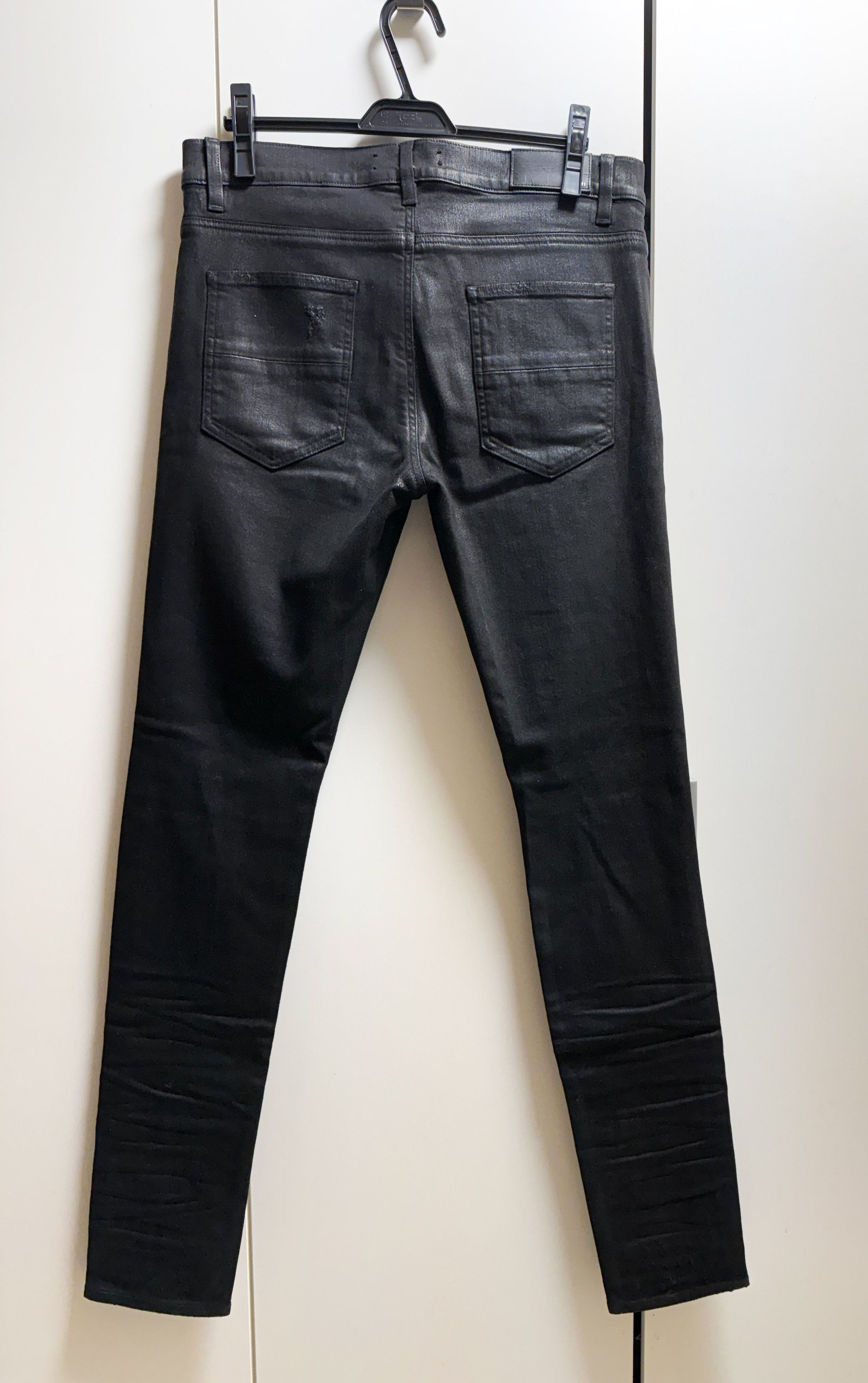 Amiri Destroyed Waxed Denim Size US 34 / EU 50 - 2 Thumbnail