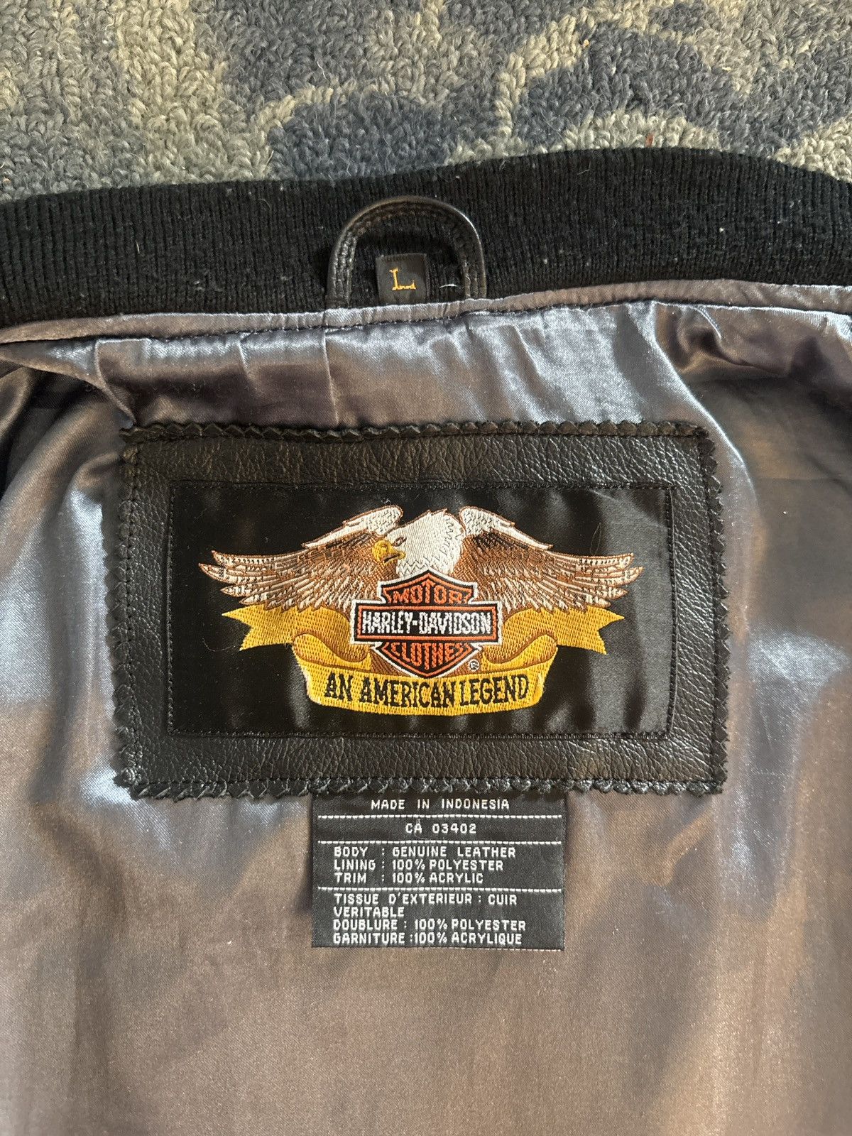 Harley Davidson Harley Davidson biker jacket Size US L / EU 52-54 / 3 - 7 Thumbnail