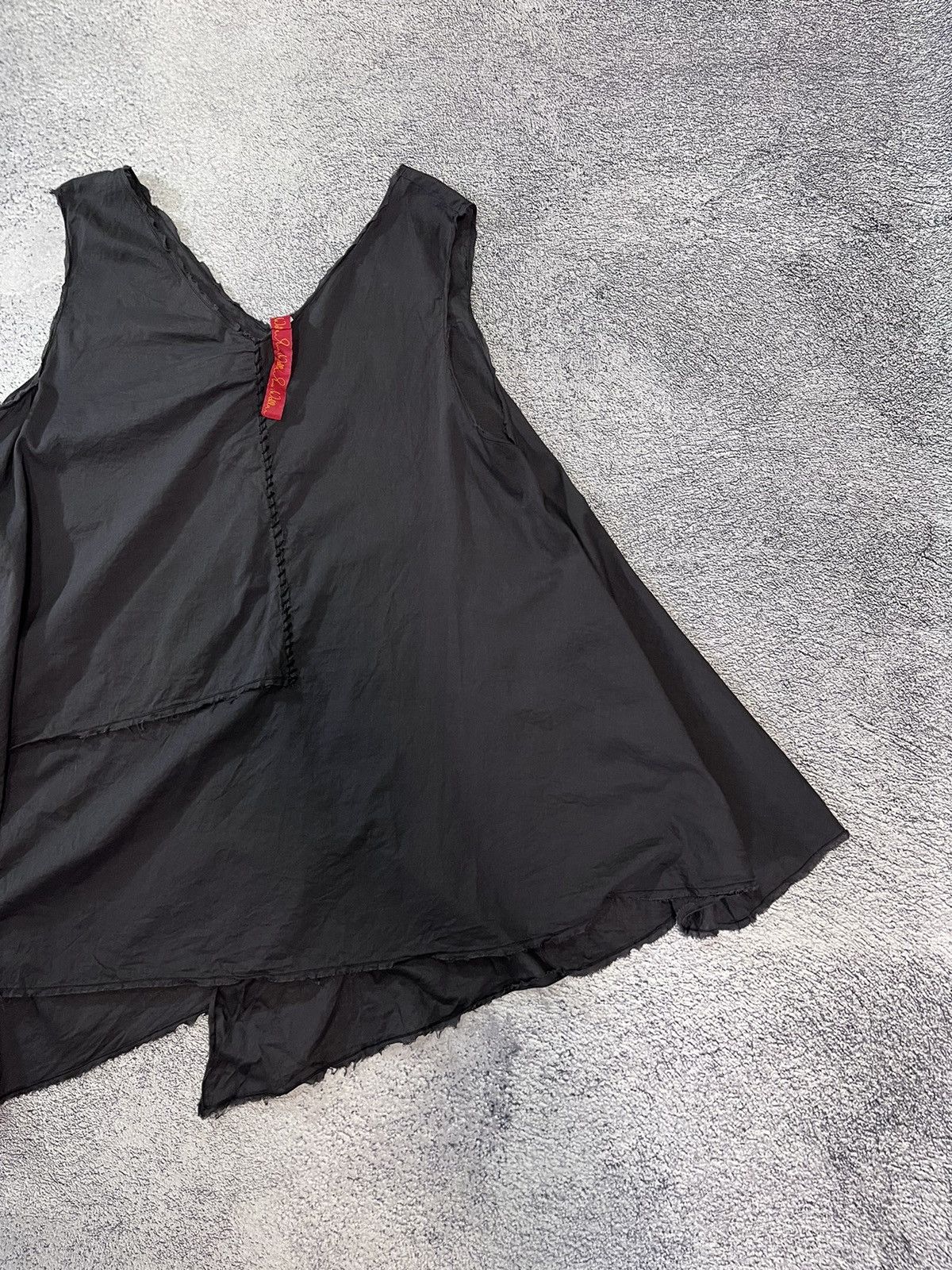 Designer Ewa I Walla Women Tunic Top Sleeveless Asymmetric Blouse Size M / US 6-8 / IT 42-44 - 6 Thumbnail