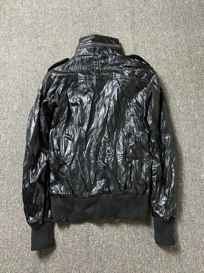 Japanese Brand Japanese Brand Full Zip Leather Jacket (182) Size US XXS / EU 40 - 2 Thumbnail