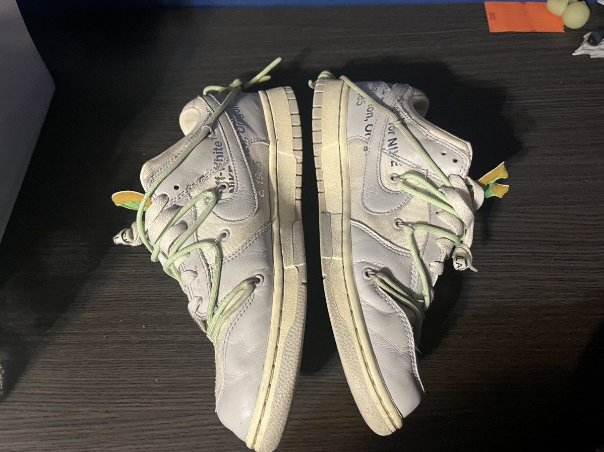 Nike × Off-White Nike Dunk Low Off-White Lot 42 Size US 10.5 / EU 43-44 - 3 Thumbnail