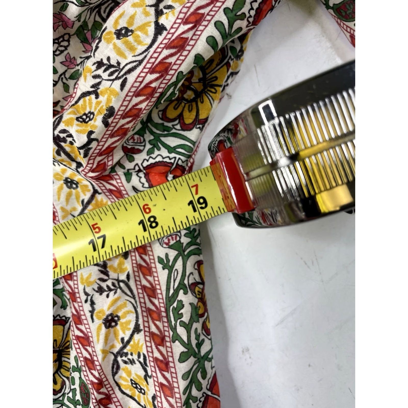 Alice + Olivia Alice + Olivia Cherelle Blouse Floral Cotton Silk Size Medium Size M / US 6-8 / IT 42-44 - 6 Thumbnail