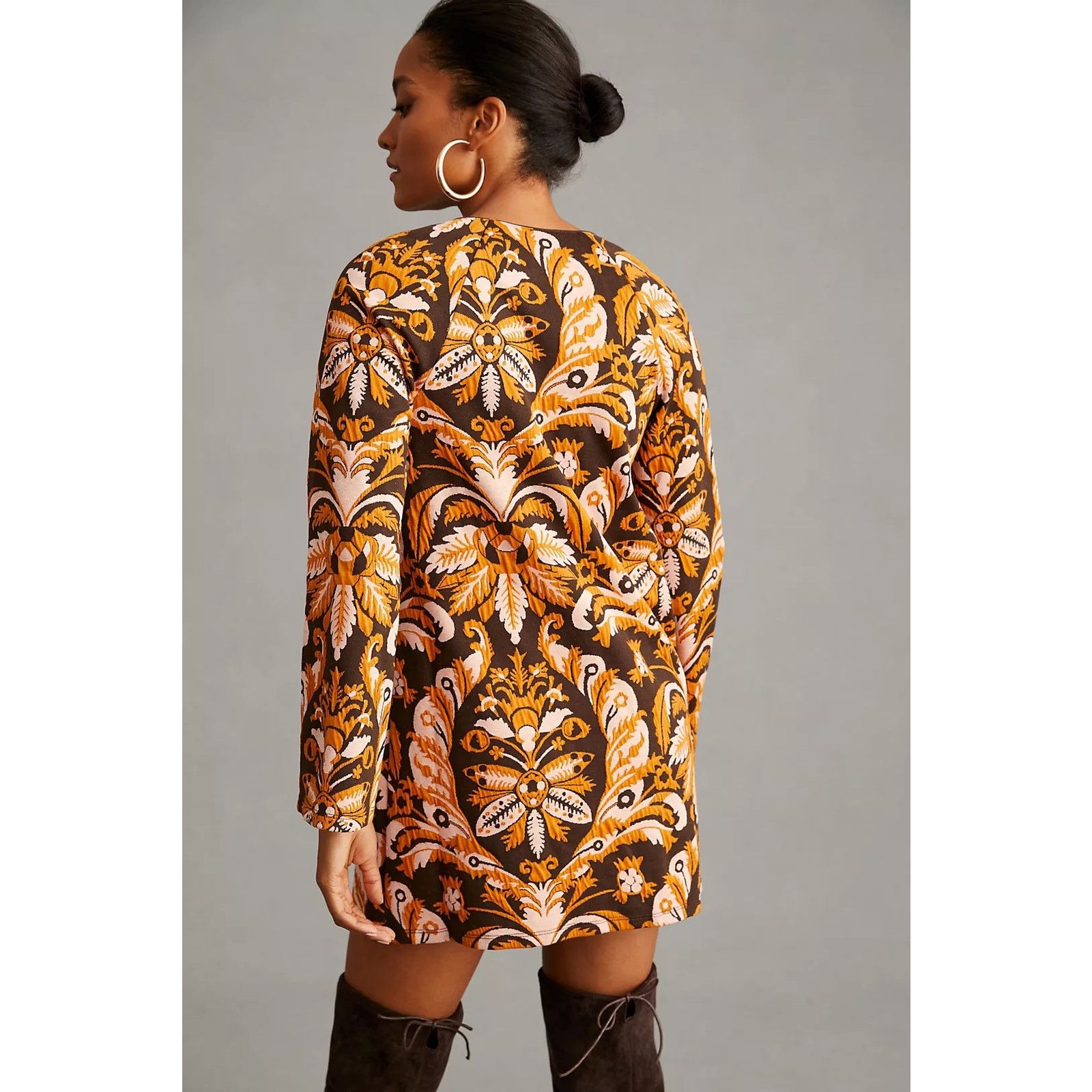 Anthropologie NWT Anthropologie Maeve Bell-Sleeve Mini Dress $160 SMALL Size S / US 4 / IT 40 - 3 Thumbnail