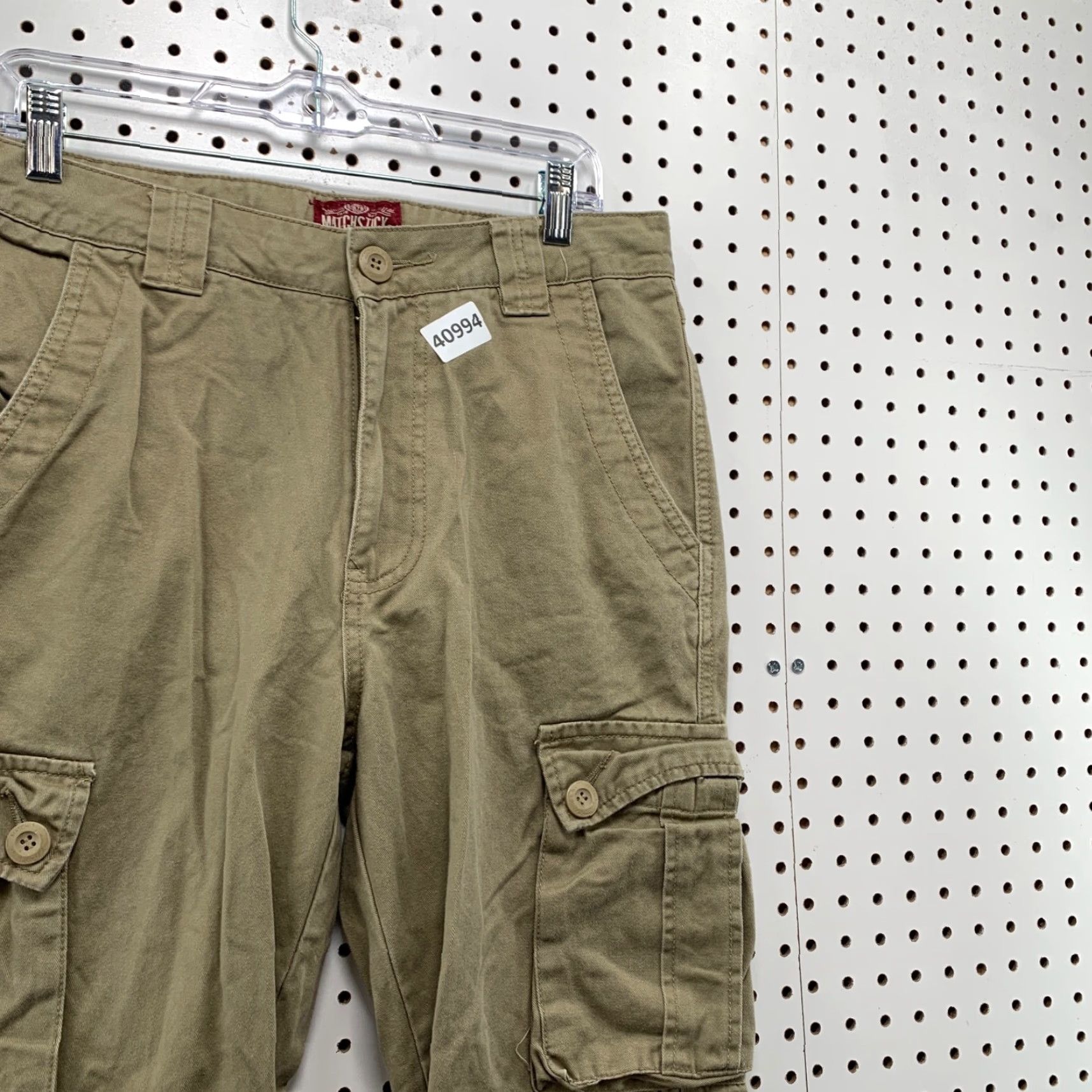 Vintage VINTAGE Matchstick Cargo Pants Mens Size 30 Brown Utility Skater Relaxed Fit 32x29.5 Size US 30 / EU 46 - 6 Thumbnail