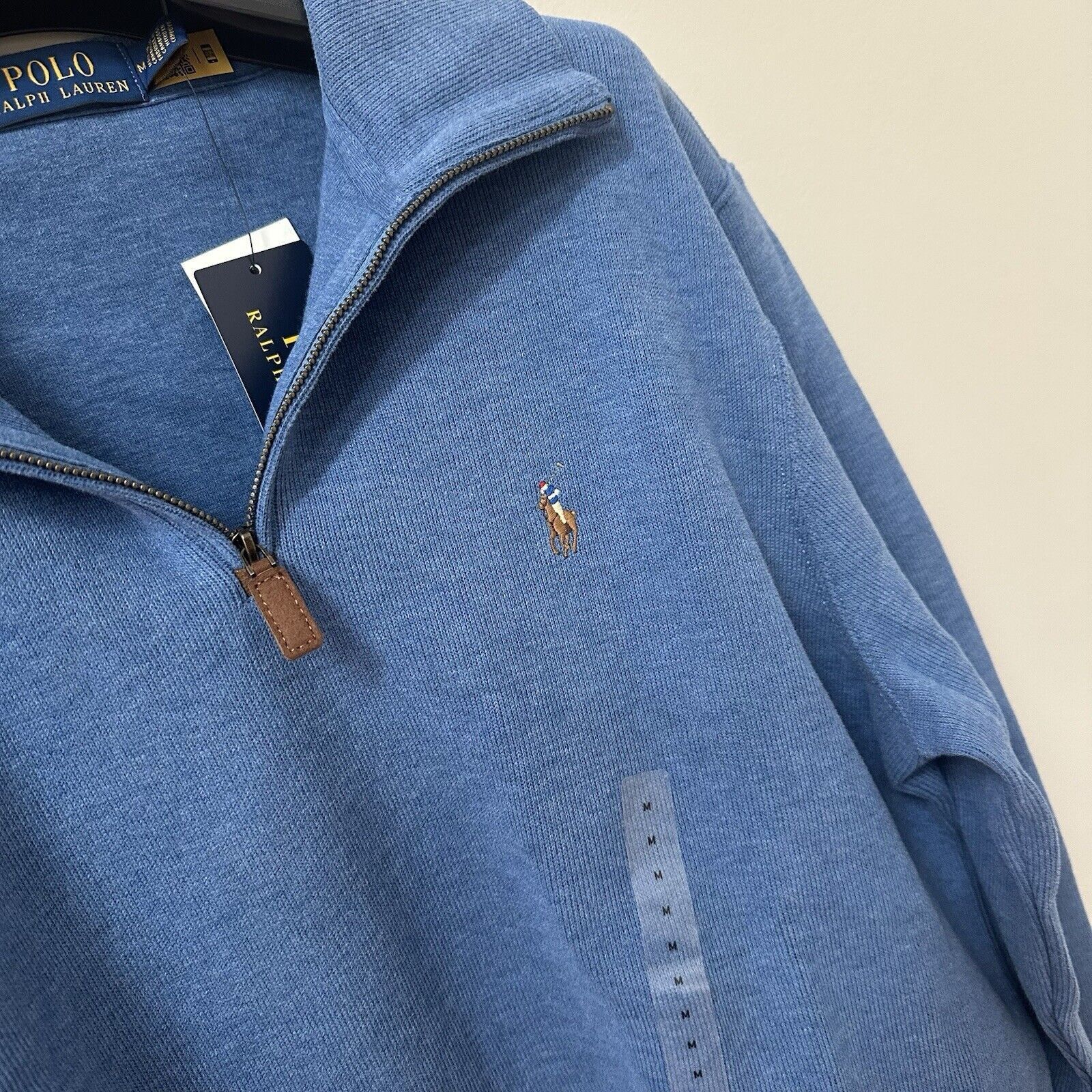 Ralph Lauren New Polo Ralph Lauren Cotton Long Sleeve Blue Men's Medium Size US M / EU 48-50 / 2 - 4 Thumbnail