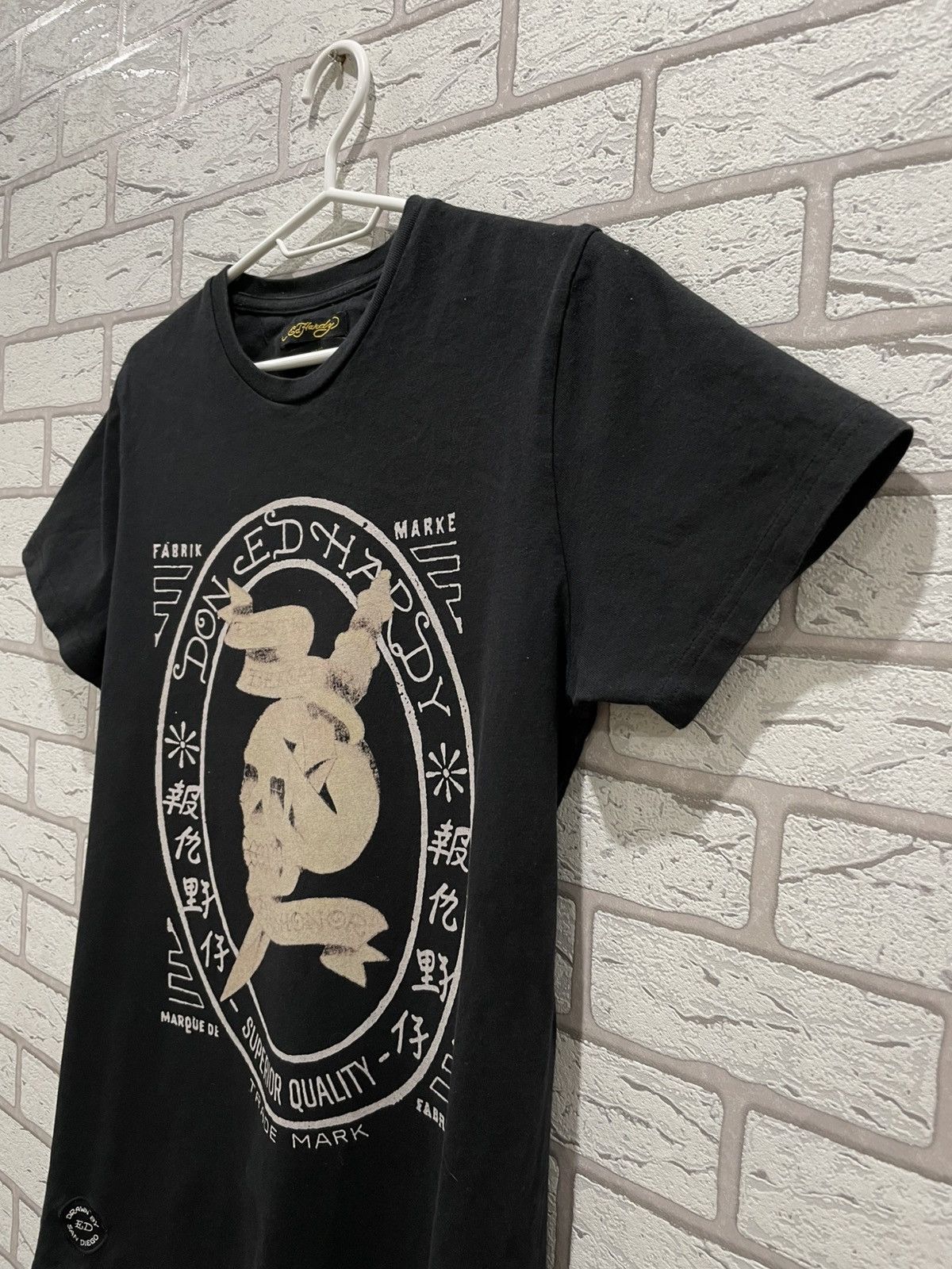Ed Hardy × Vintage Ed Hardy Skull Honor T Shirt Tee Size US S / EU 44-46 / 1 - 6 Thumbnail