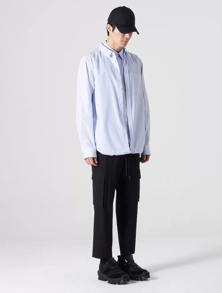 Juun.J Juun.J Two-in-One Striped Oversized Shirt 46 Size US S / EU 44-46 / 1 - 2 Thumbnail