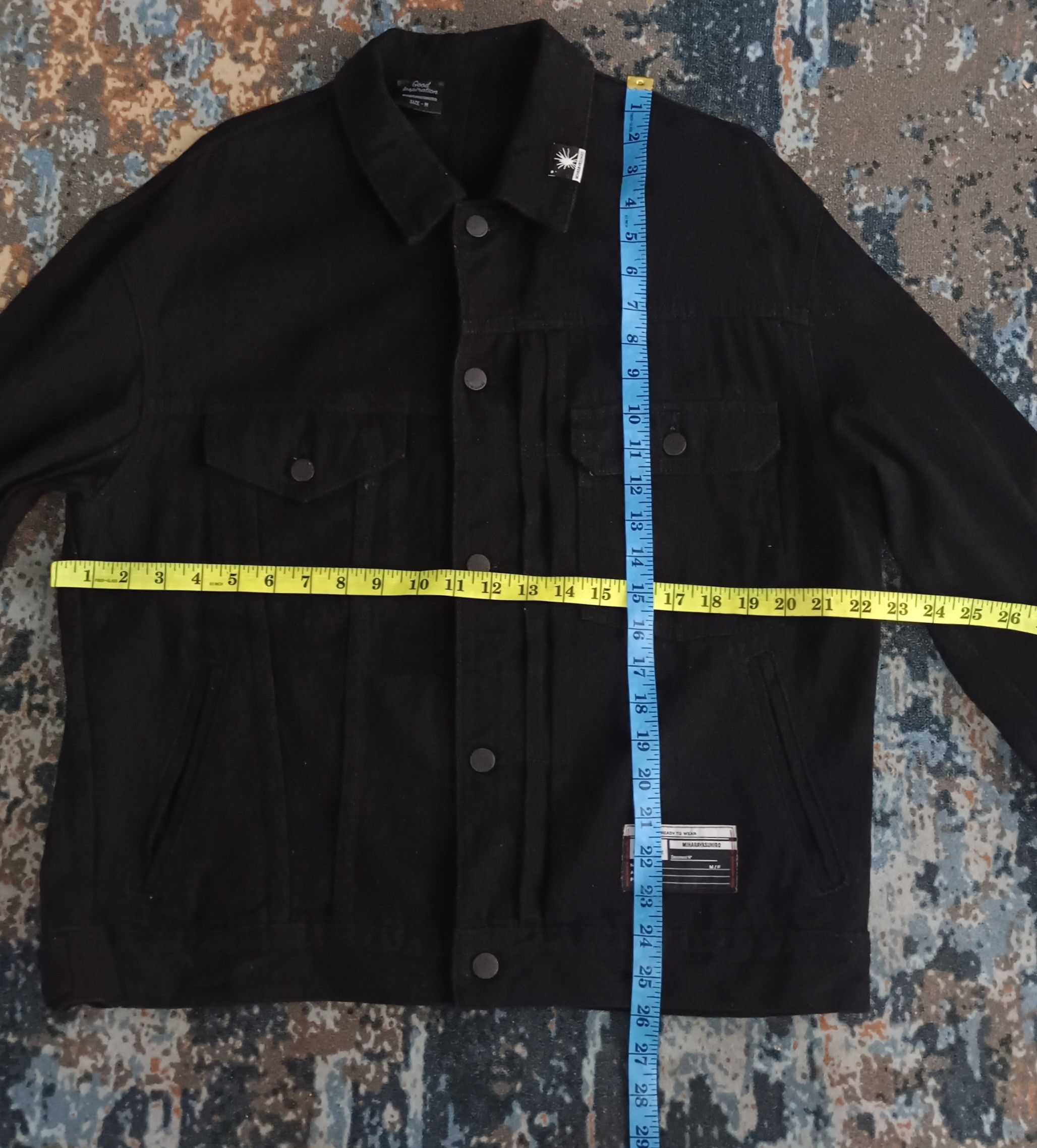 Maison MIHARA YASUHIRO Miharayasuhiro Denim Jacket Super Black Size US M / EU 48-50 / 2 - 17 Thumbnail