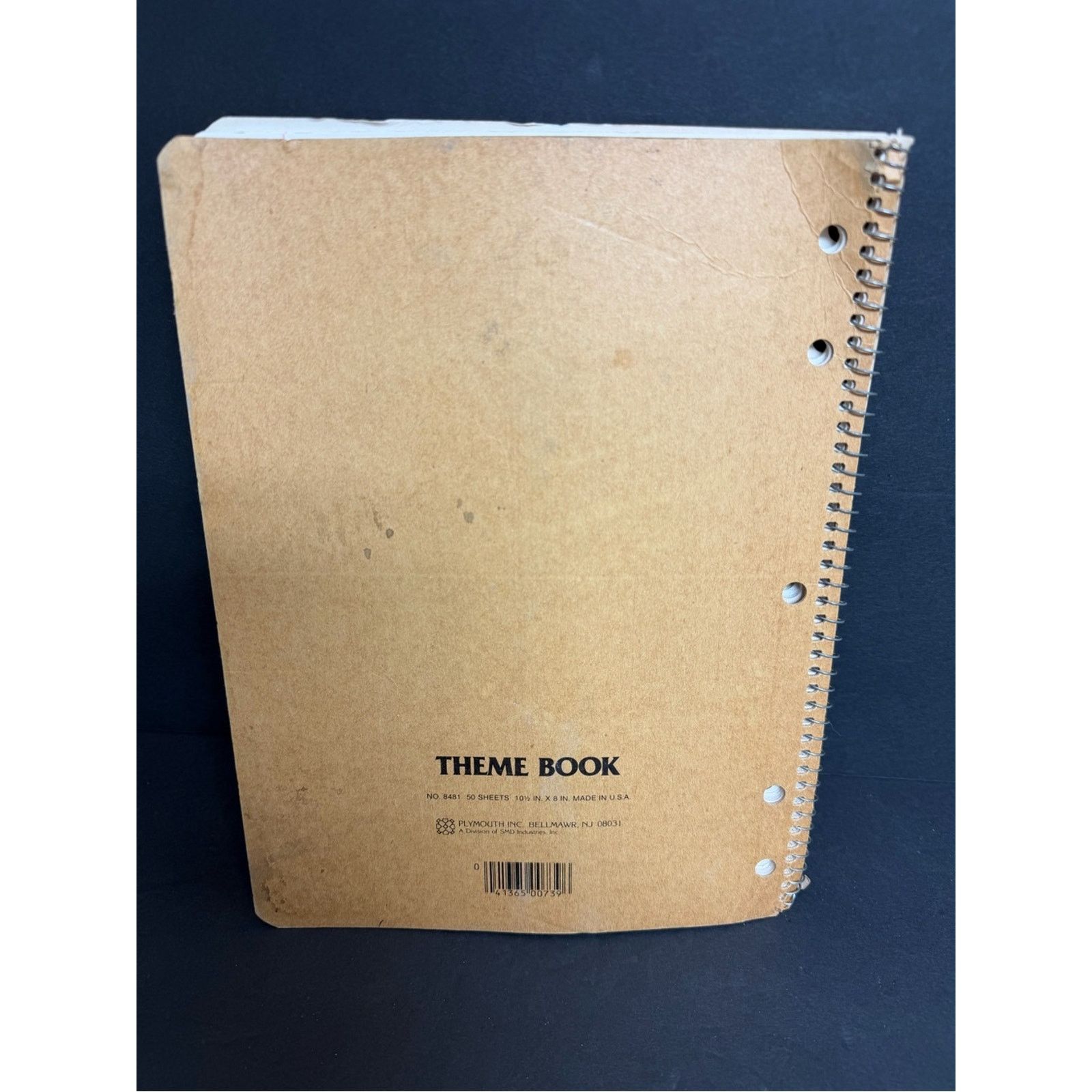 1984 Michael Jackson Spiral Notebook Vintage Book in Blue, Men's — image 4 of 4