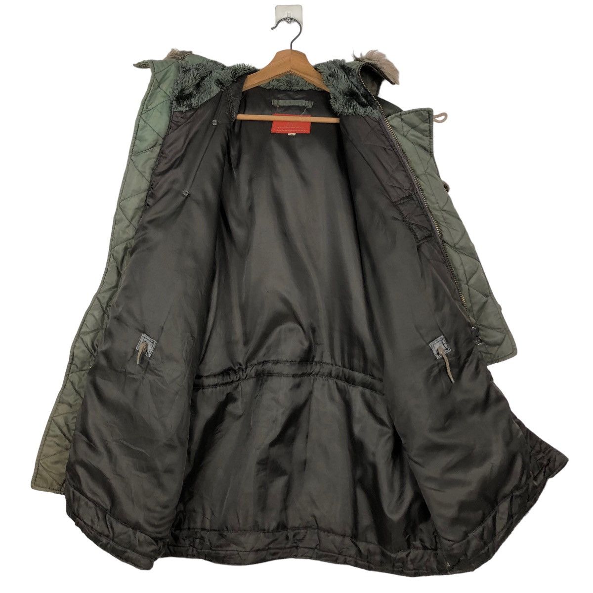Avirex 🔥Vintage Fly Bomber Jacket Cargo Avirex Usa Mink Fur Hoodie Size US M / EU 48-50 / 2 - 14 Thumbnail