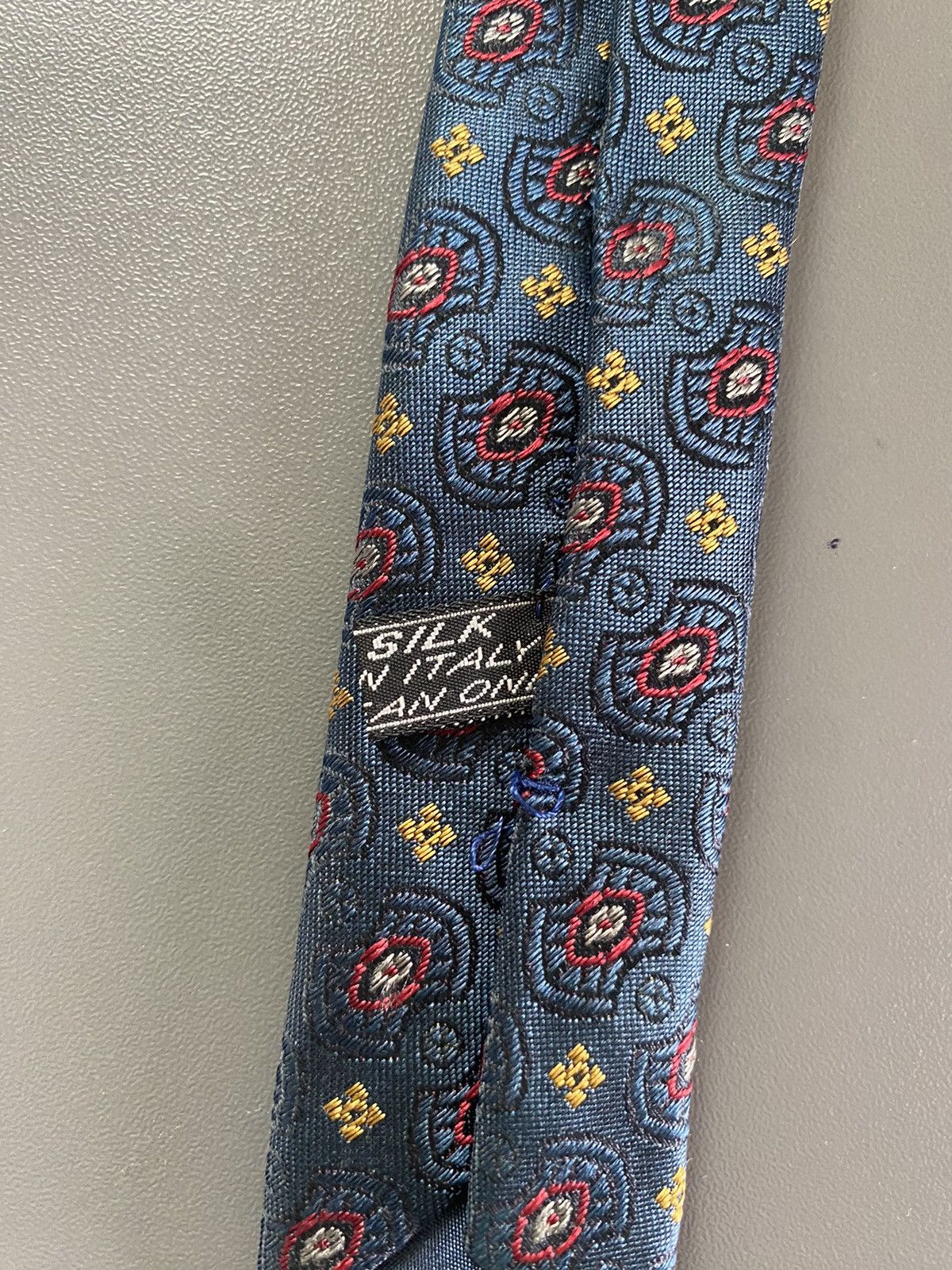 Tie celine Paris , silver , italy, elegant tie
