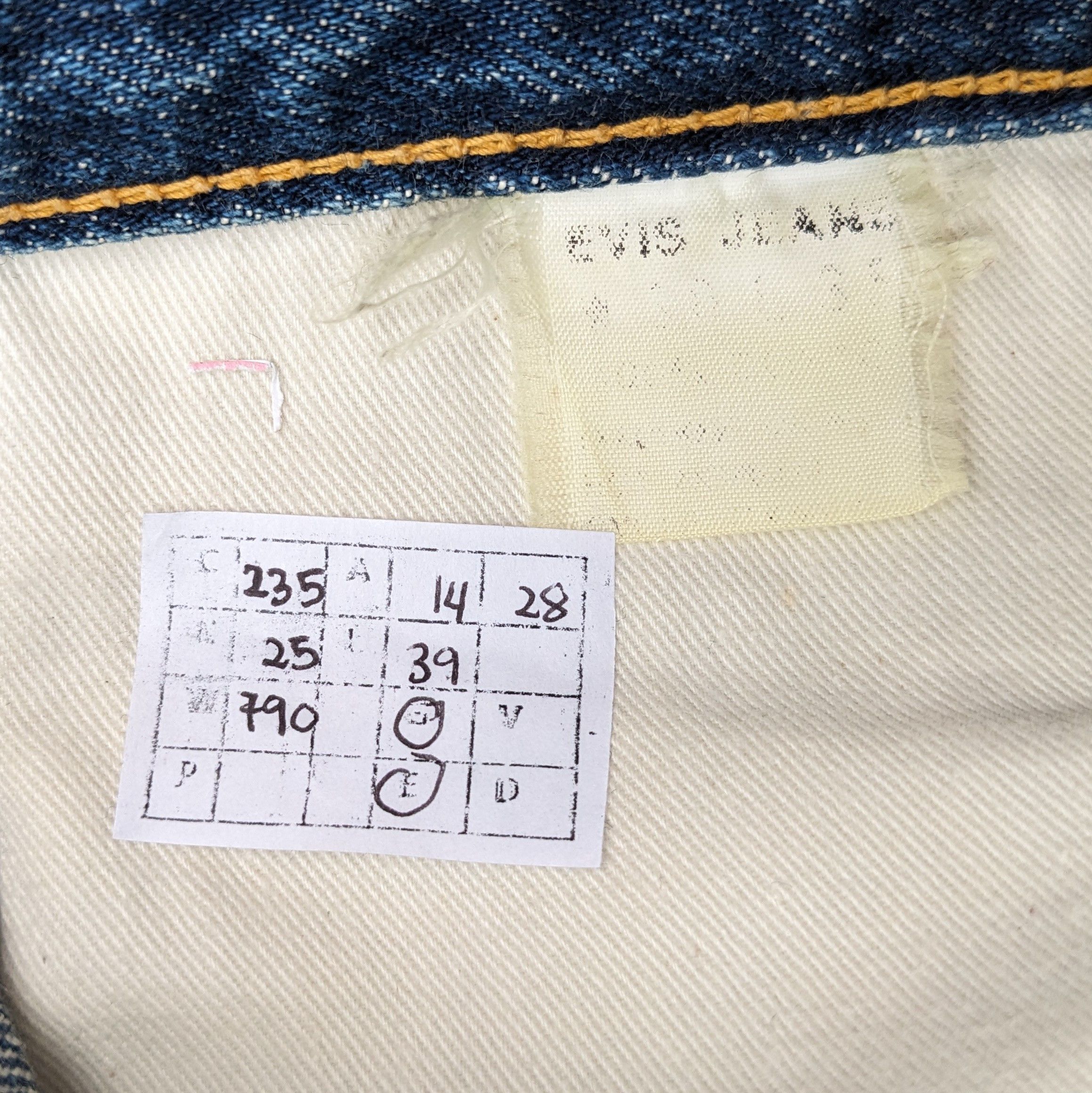 Evisu Vintage EVISU Japanese Fashion Brand Custom Jeans Size US 28 / EU 44 - 10 Thumbnail
