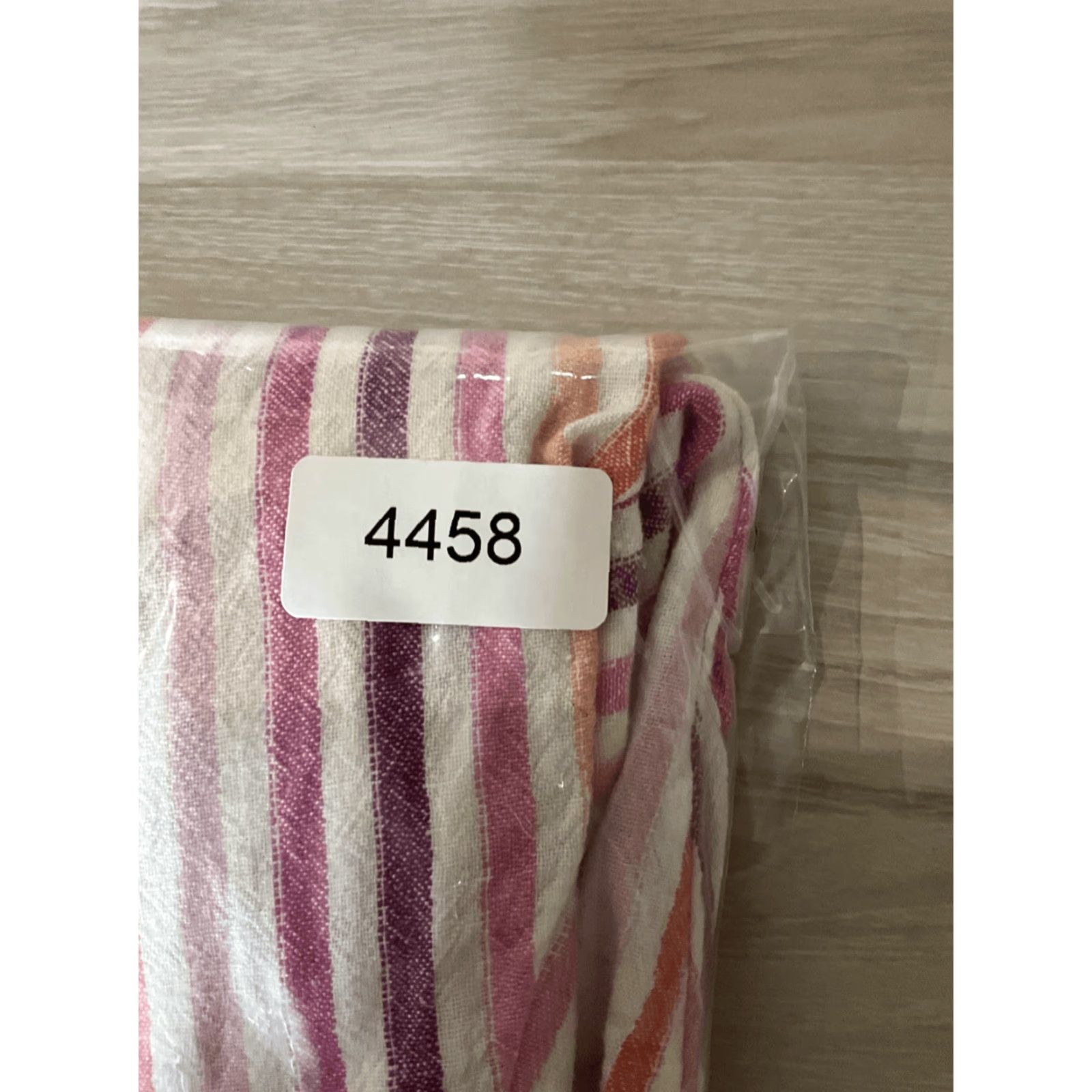 Gap GAP Sundress Womens S Pink Striped Linen Blend Back Button Strap Size S / US 4 / IT 40 - 4 Thumbnail