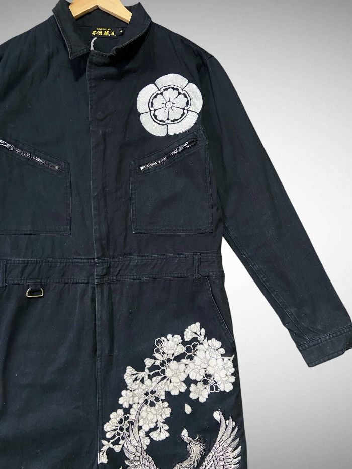 Karakuri Tamashii Fugutaiten Sukajan Embroidered Coverall Jacket Size US L / EU 52-54 / 3 - 10 Thumbnail