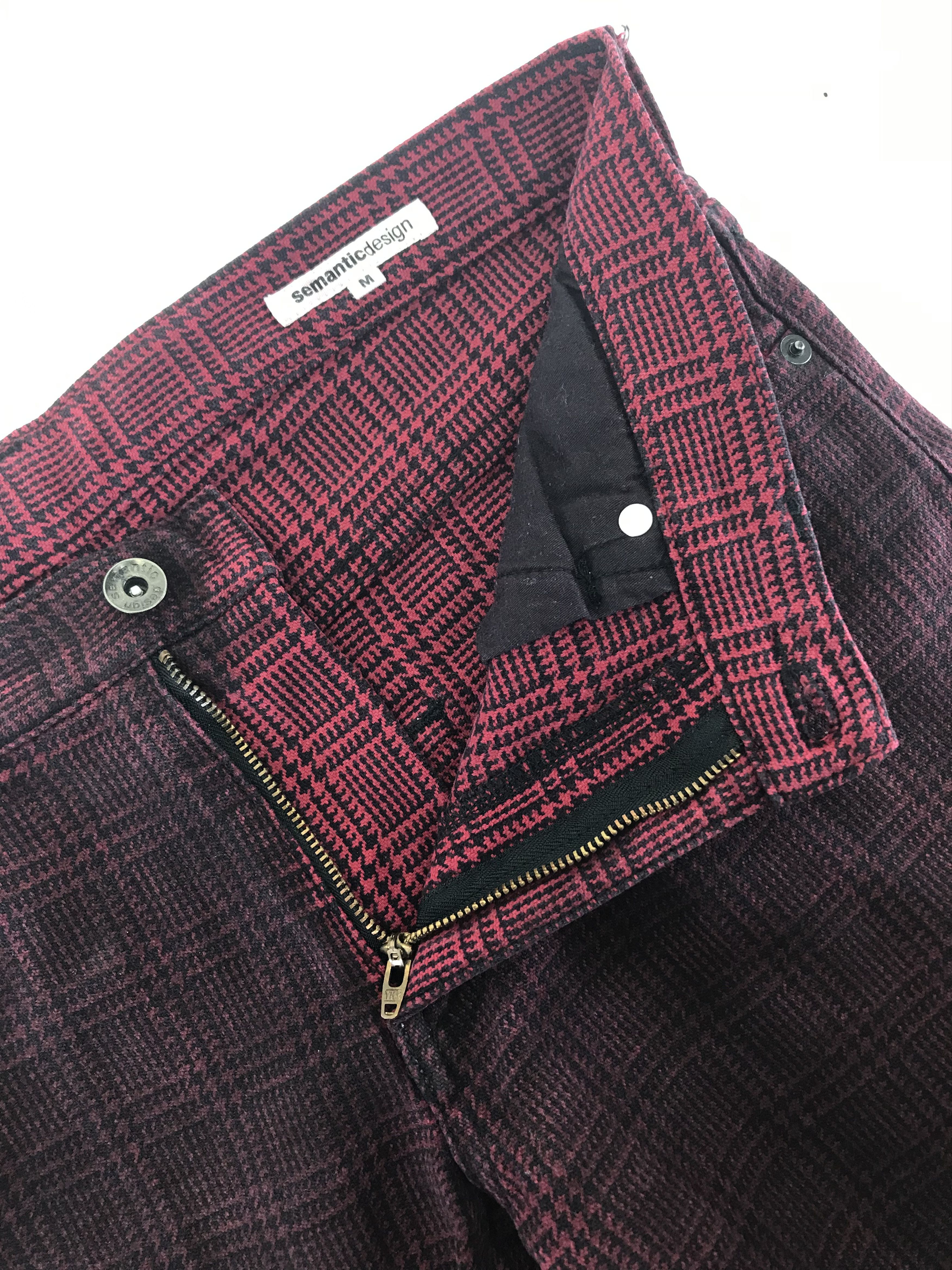 semanticdesign Vintage Semantic Design Plaid Flare Jeans Bell Bottom Denim Size US 32 / EU 48 - 9 Thumbnail
