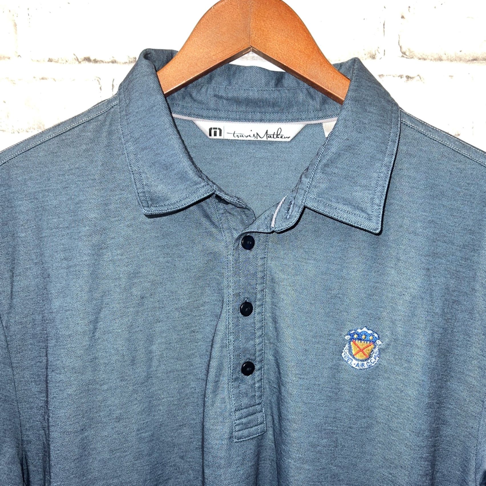 TravisMathew Travis Mathew Polo Shirt Mens Size L Blue Size US L / EU 52-54 / 3 - 2 Thumbnail