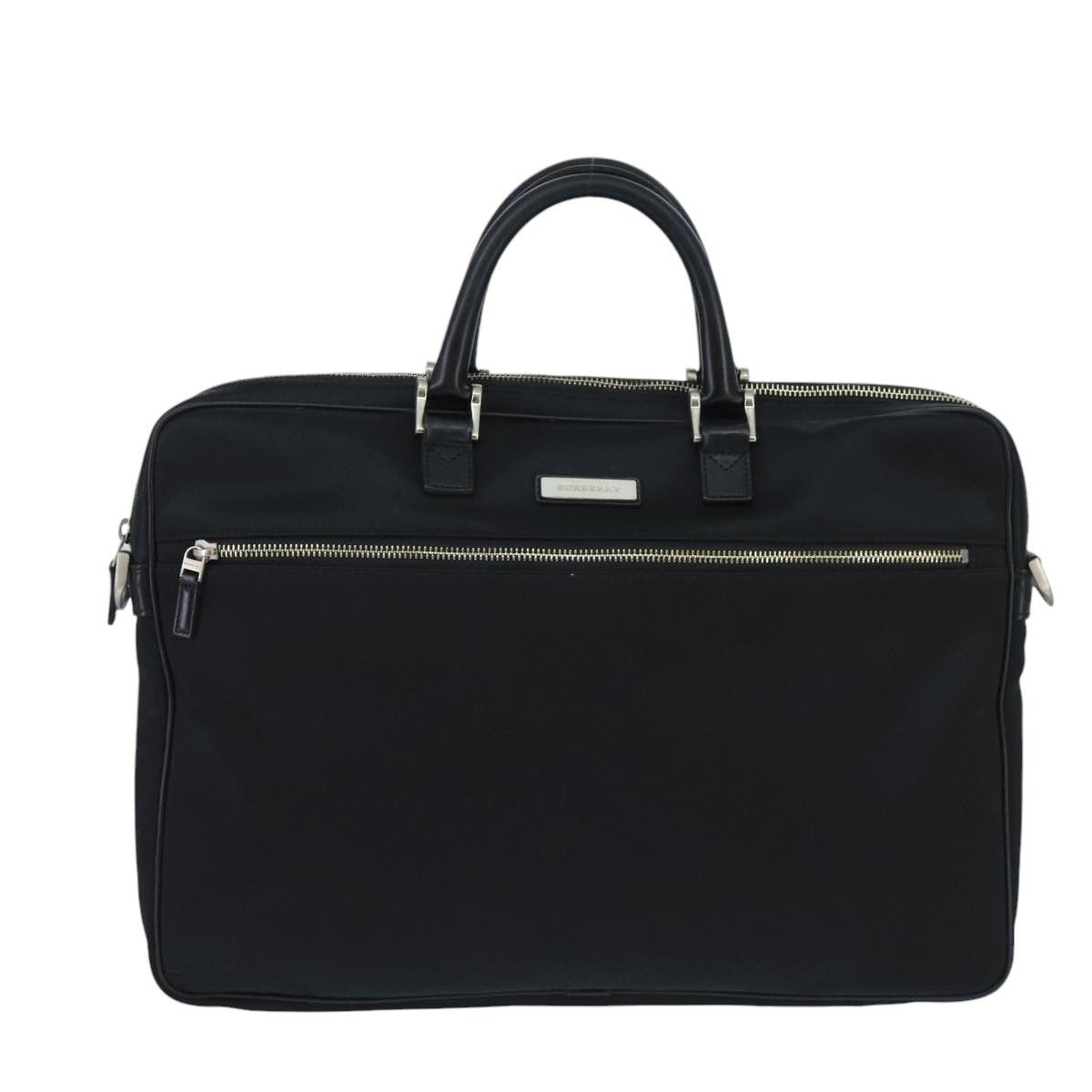 Burberry Black Synthetic Briefcase Bag (Pre-Owned) Size ONE SIZE - 1 Thumbnail