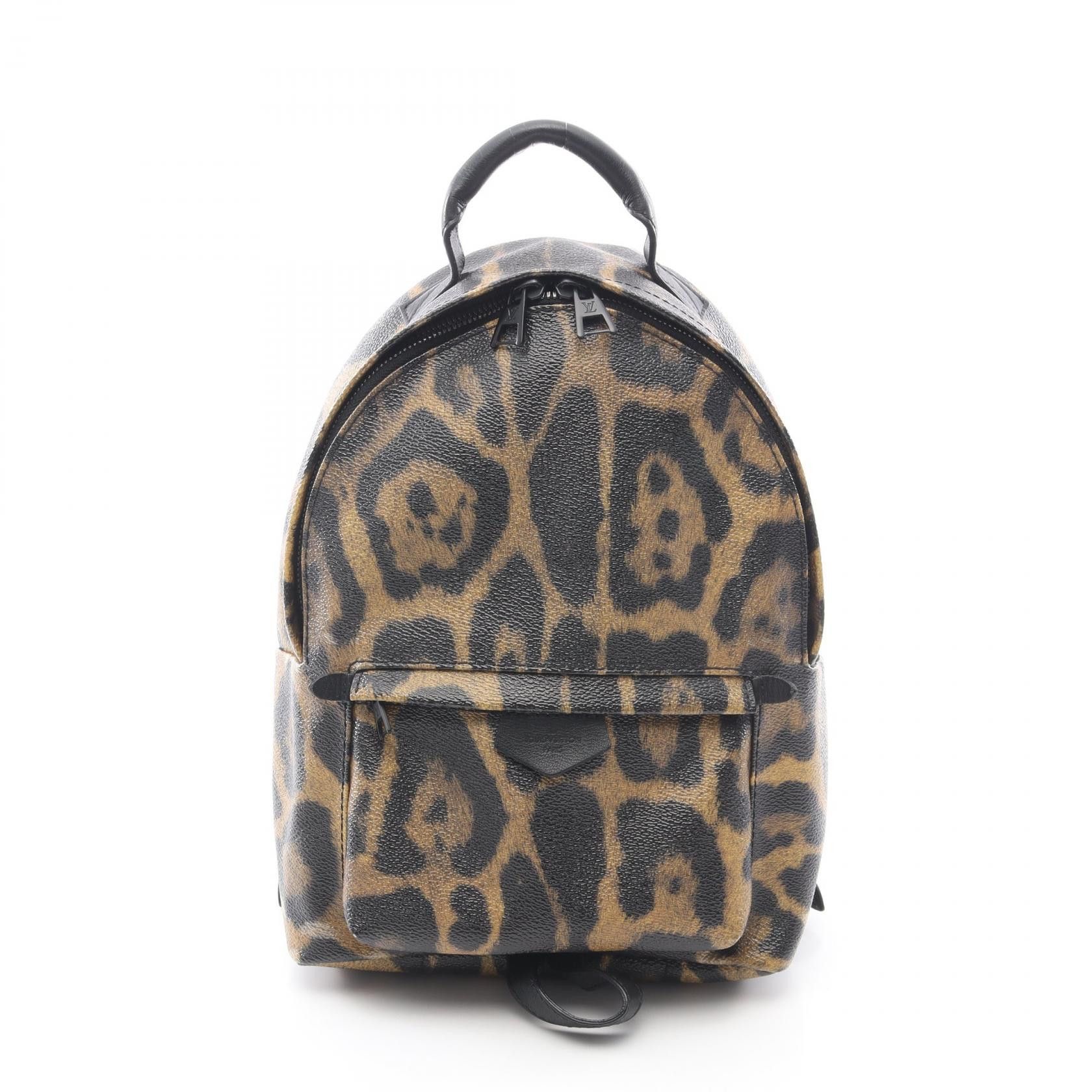 Louis Vuitton Louis Vuitton Louis Vuitton Palm Springs PM PVC Coated Canvas Leather Backpack Textile Backpack M52020 DUTY FREE for USA Size ONE SIZE - 1 Thumbnail