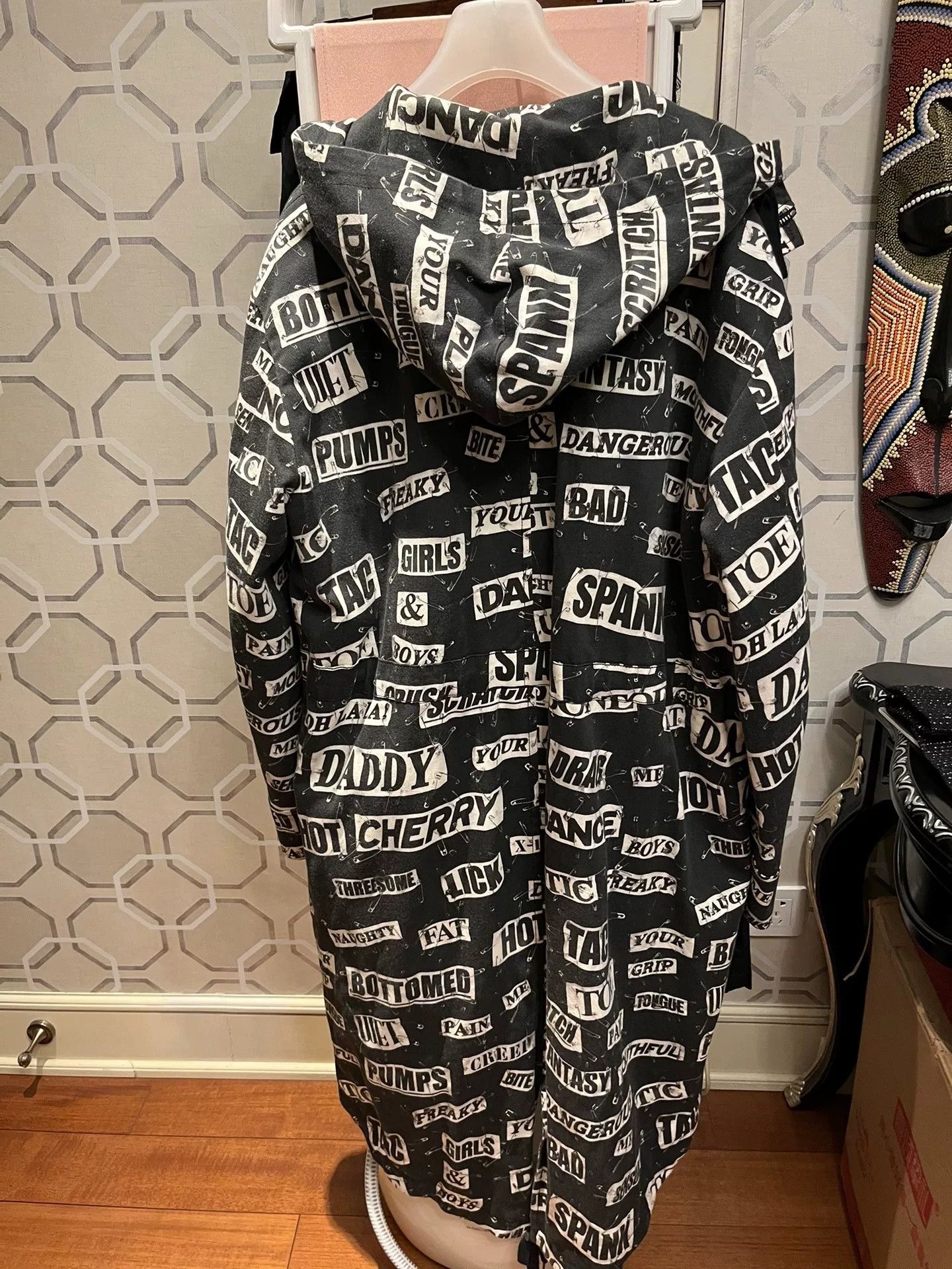 Moschino Moschino Slogan Print Parka Coat Size US S / EU 44-46 / 1 - 2 Thumbnail