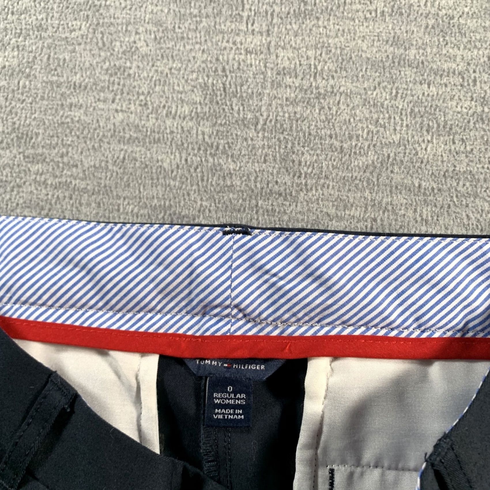 Tommy Hilfiger Tommy Hilfiger Pants Womens 0 Regular Navy Blue School Uniform Straight Classic Size 25" / US 0 / IT 36 - 5 Thumbnail