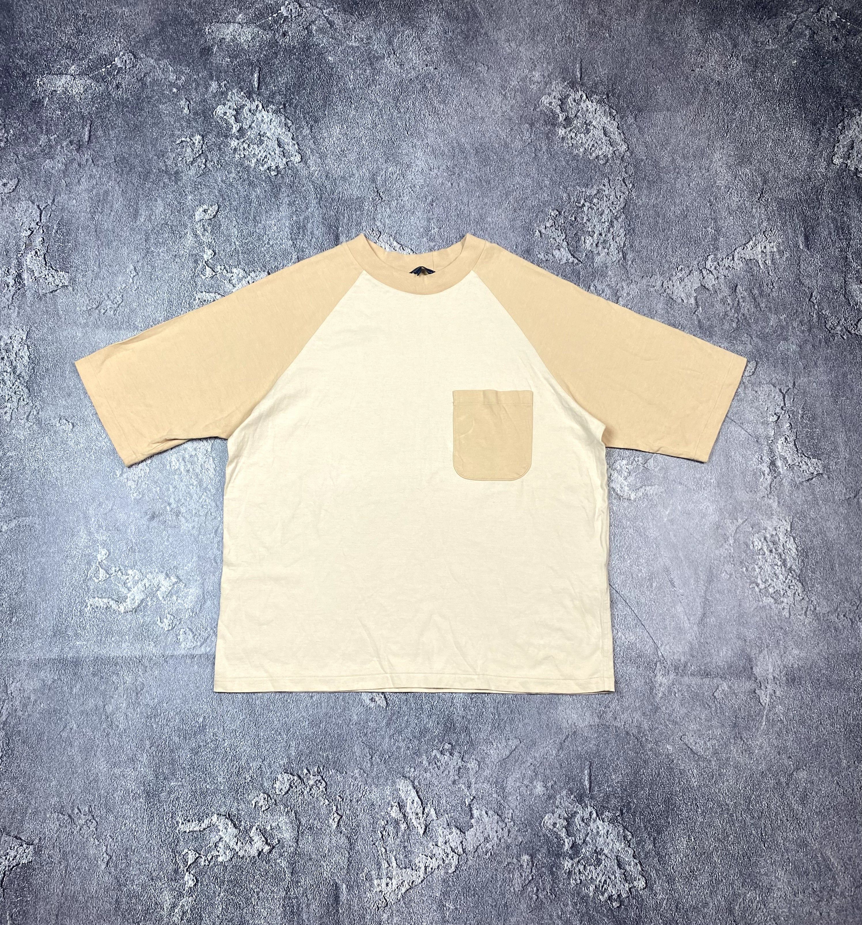 Designer × Levi's × Levi's Made & Crafted Levis Made & Crafted Biege Designer T-shirt Y2K Streetwear Size US S / EU 44-46 / 1 - 1 Thumbnail
