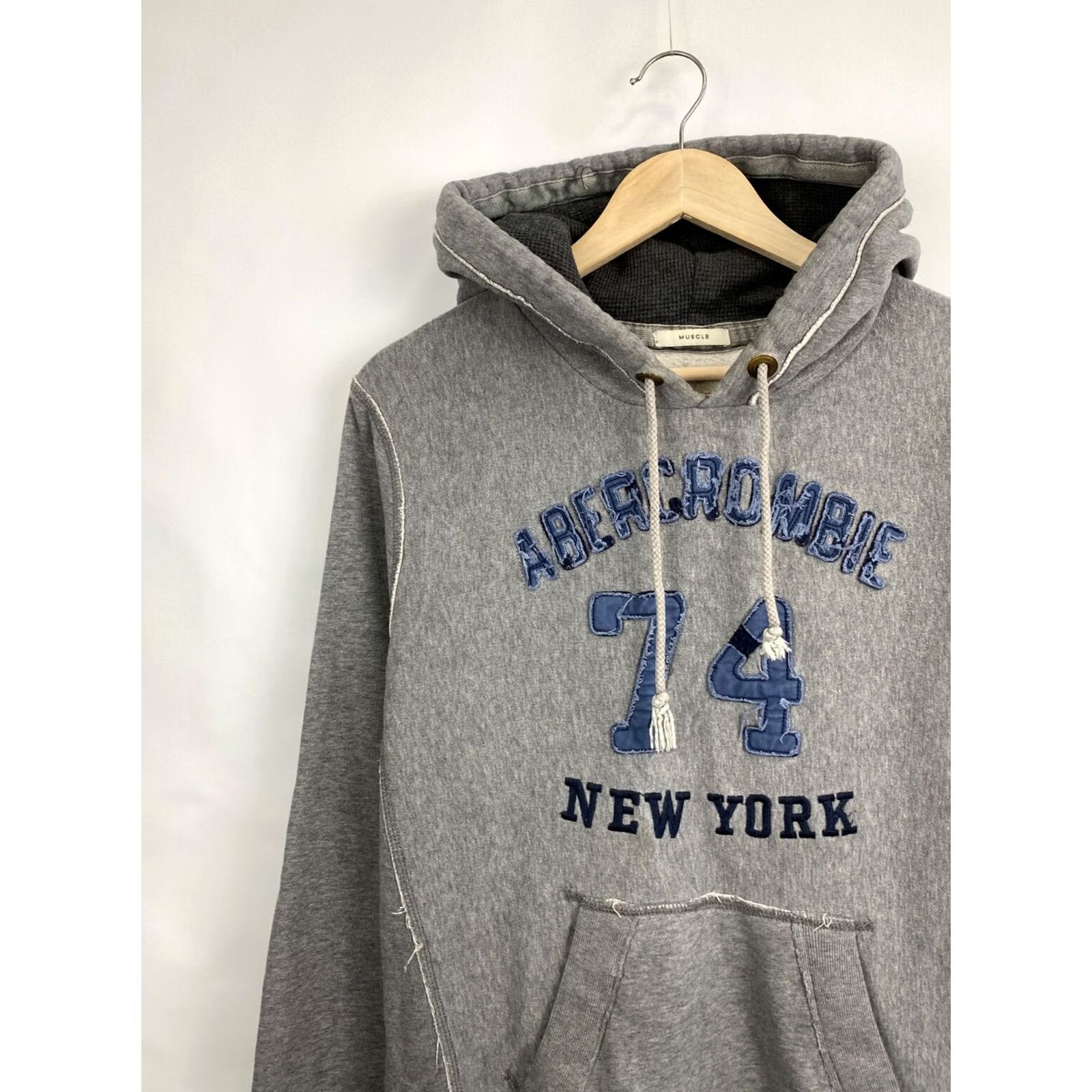 Abercrombie & Fitch Abercrombie & Fitch New York Hoodie M Gray Y2K Opium Style Rare Mens Hoodie Size US M / EU 48-50 / 2 - 3 Thumbnail