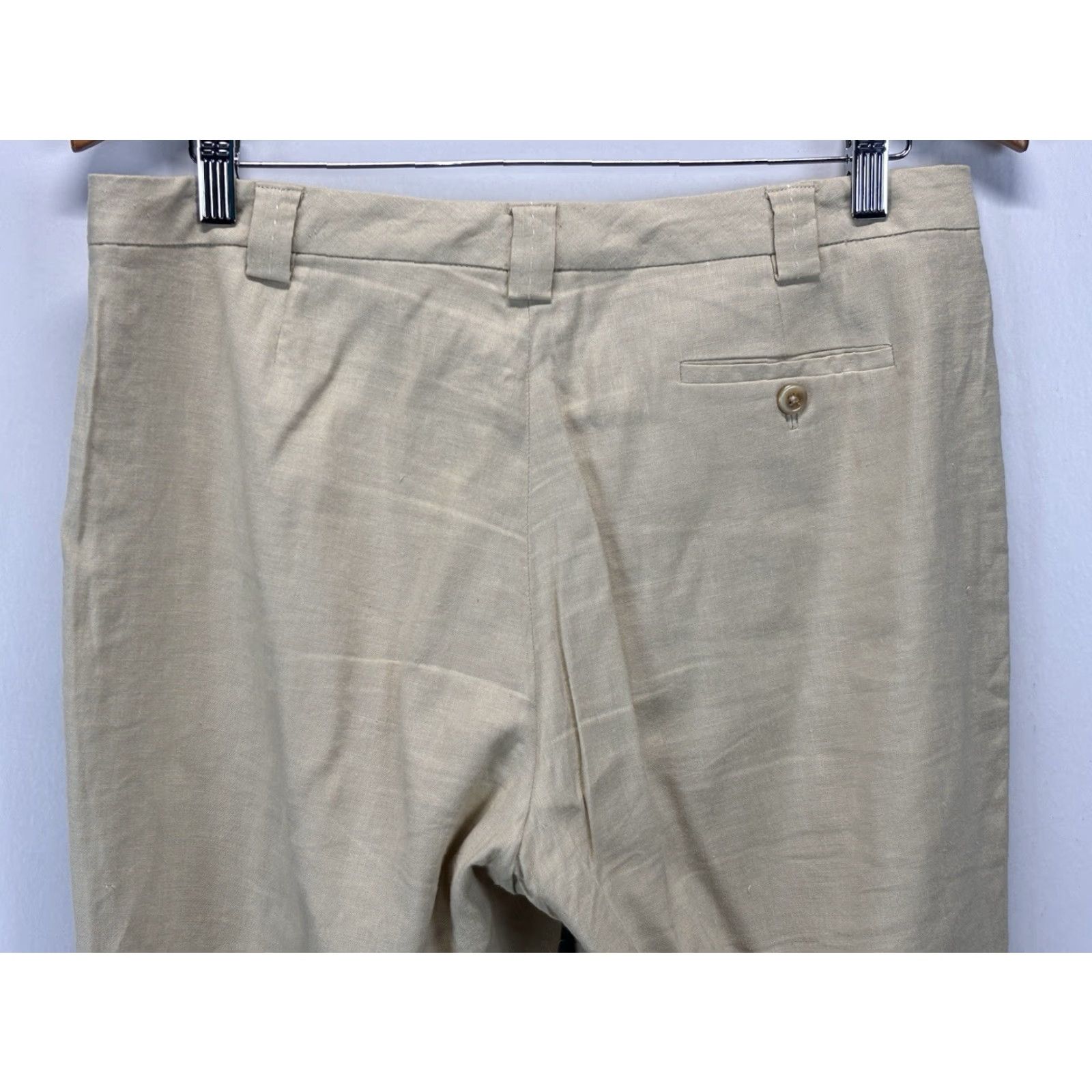 Banana Republic Banana Republic Martin Pants Sz 10 Tall Women’s Tan Lined Linen Blend Dress Pants Pants Style Martin Banana Republic Women’s Tall 10 Tan Lined Pocket? Size 32" / US 10 / IT 46 - 4 Thumbnail