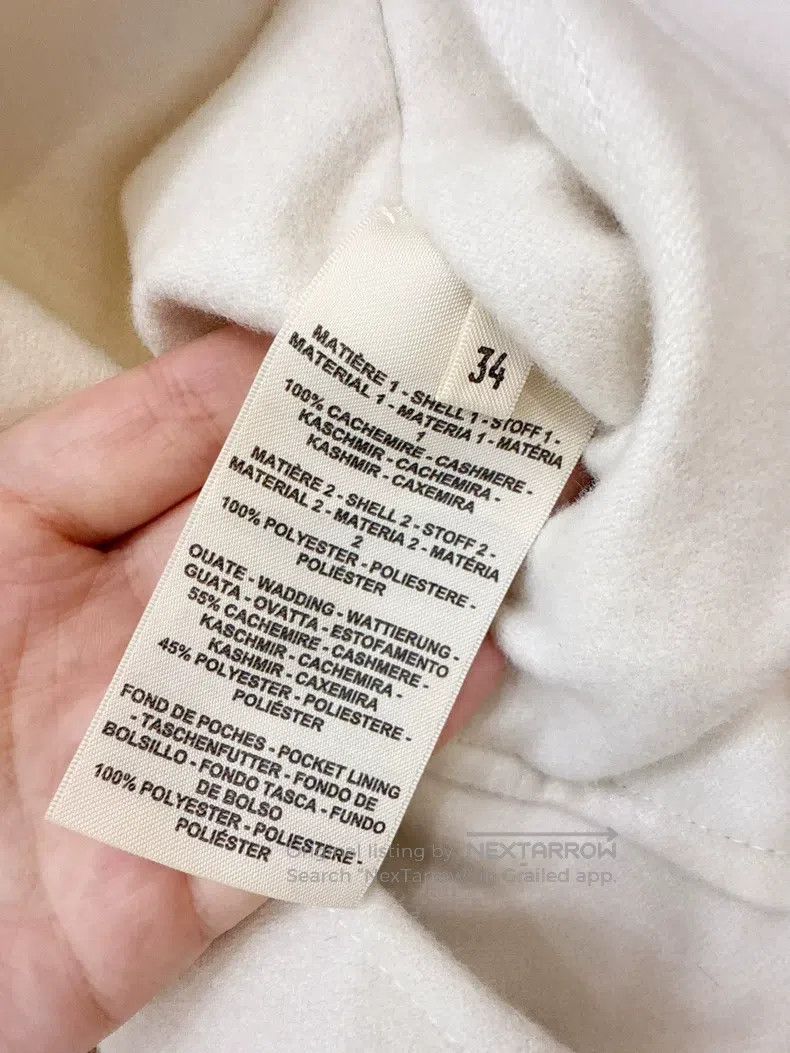 Hermes Hermes Pig Nose Two-Sided Wearable Cashmere Fleece Lined J Size XXS / US 00 / IT 34 - 8 Thumbnail