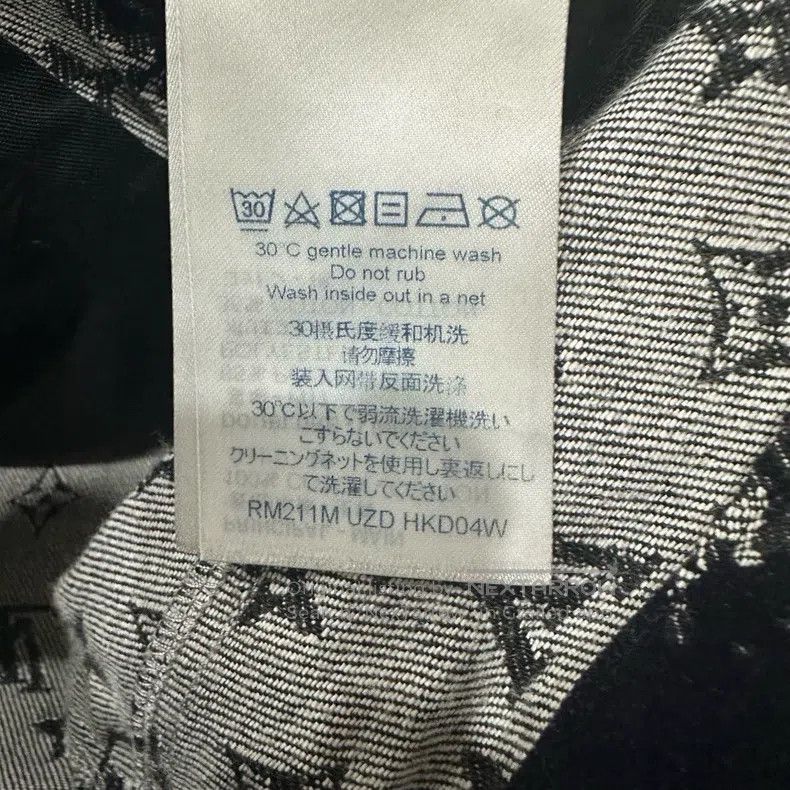 Louis Vuitton Louis Vuitton Black presbyopic flocked full-print presbyop Size US 34 / EU 50 - 5 Thumbnail