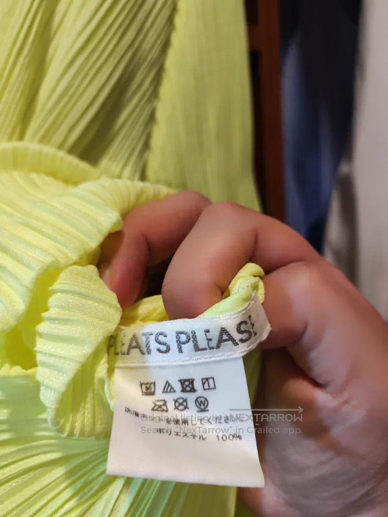 Issey Miyake Issey Miyake Yellow Dress Size L / US 10 / IT 46 - 2 Thumbnail