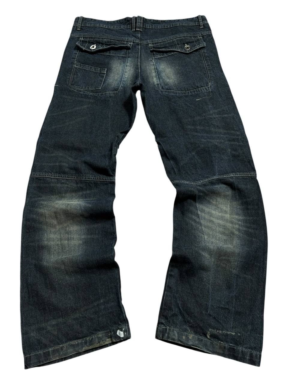 Hysteric Glamour VTG Combate Rick OWENS Type! Y2K Japan Denim Jeans Size US 34 / EU 50 - 3 Thumbnail