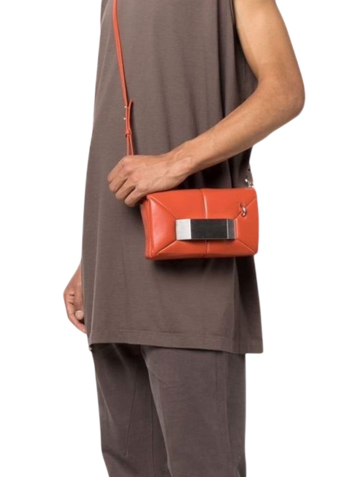 Rick Owens Rick Owens Griffin Leather Messenger Bag Size ONE SIZE - 6 Thumbnail