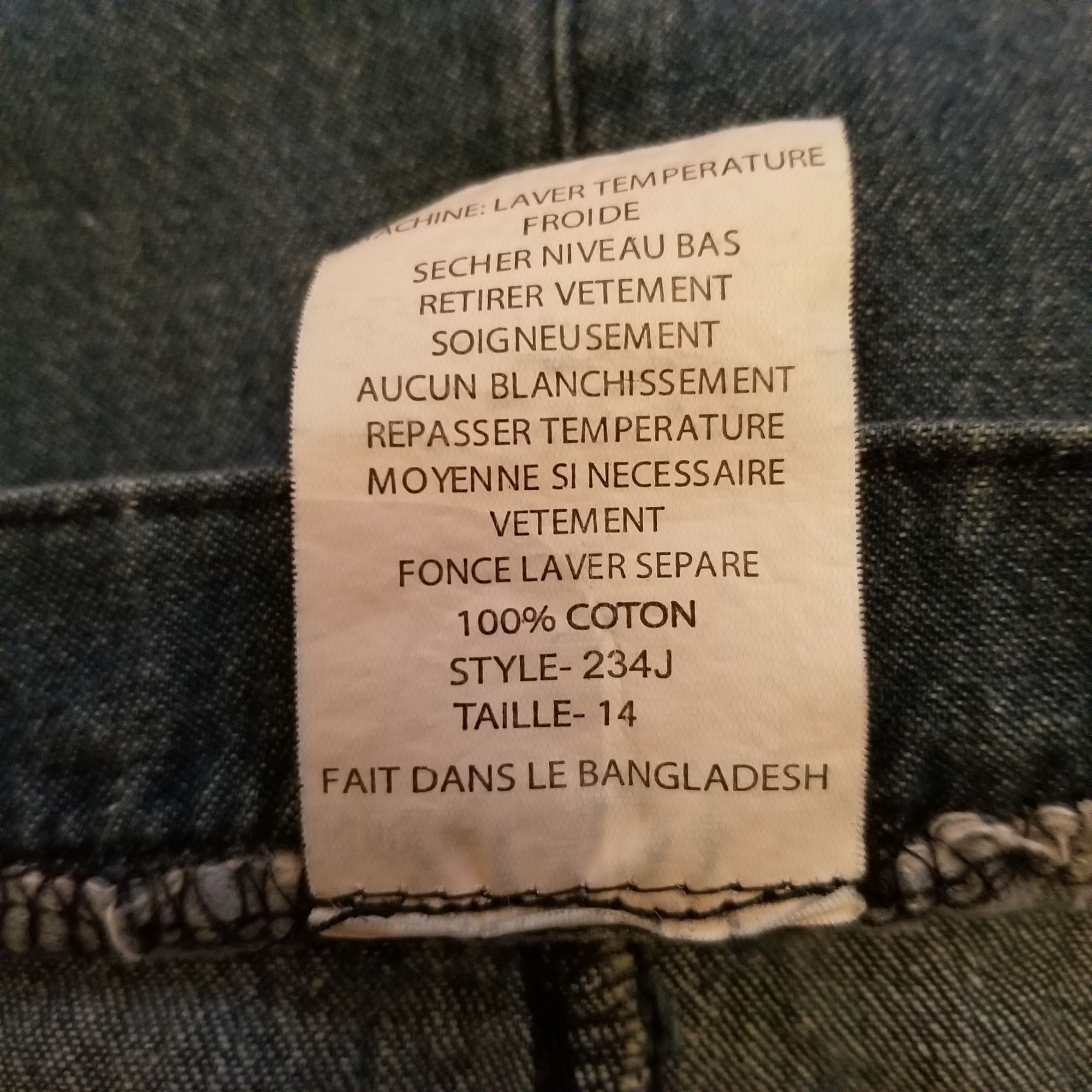 Other Southern Lady 14 Blue Jean Denim Skirt Stretch Waist Pockets Size 36" / US 14 / IT 50 - 6 Thumbnail