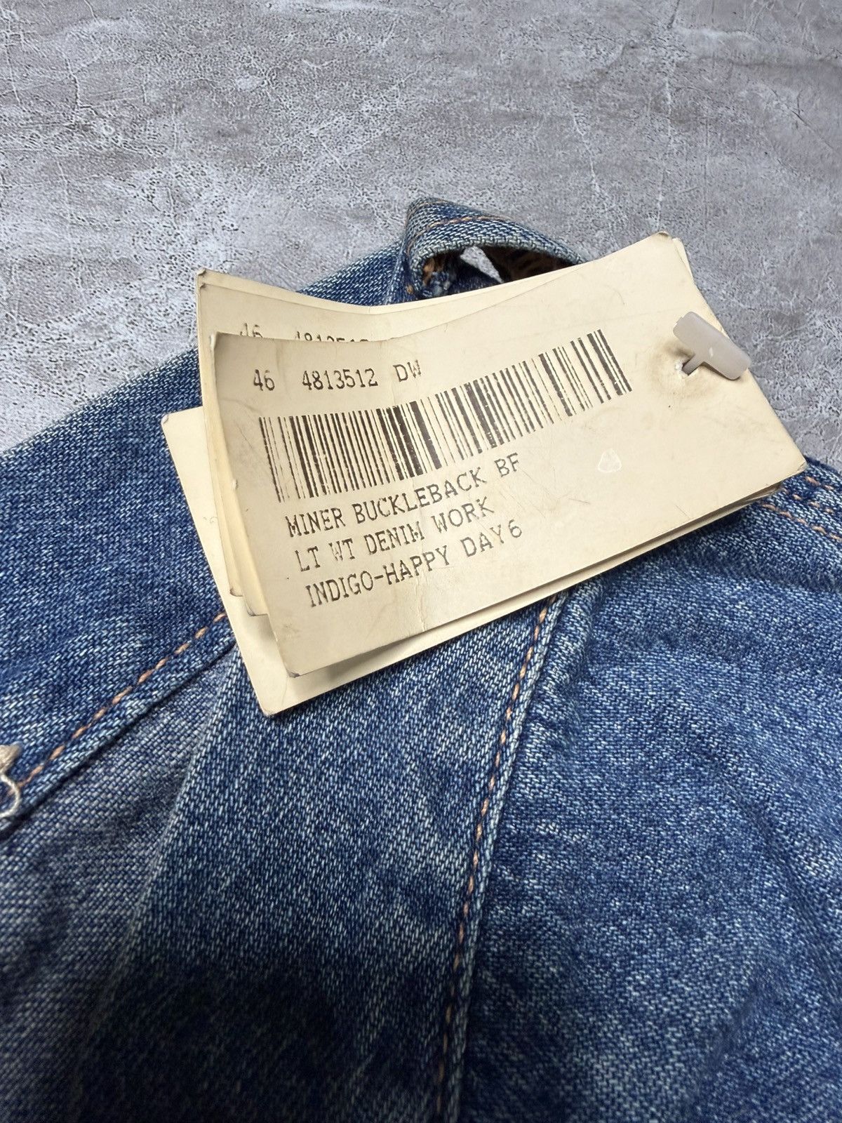 RRL Ralph Lauren Sample RRL Miner Buckle Back Indigo Washed Pants Size US 34 / EU 50 - 4 Thumbnail