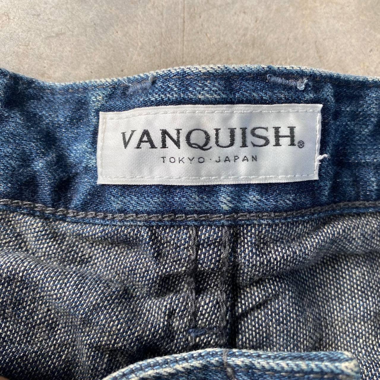 Tornado Mart RYO ISHIKAWA BY VANQUISH TOKYO JAPAN DISTRESSED BLUEWASH Size US 28 / EU 44 - 12 Thumbnail
