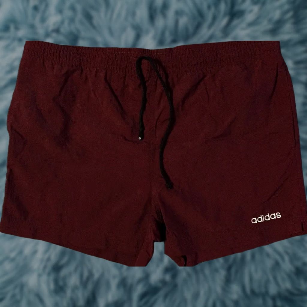 Adidas VINTAGE adidas Shorts Mens XL Red Vtg 80s 90s Trefoil Board Swim Trunks Track Beach Tennis Size US 36 / EU 52 - 1 Thumbnail